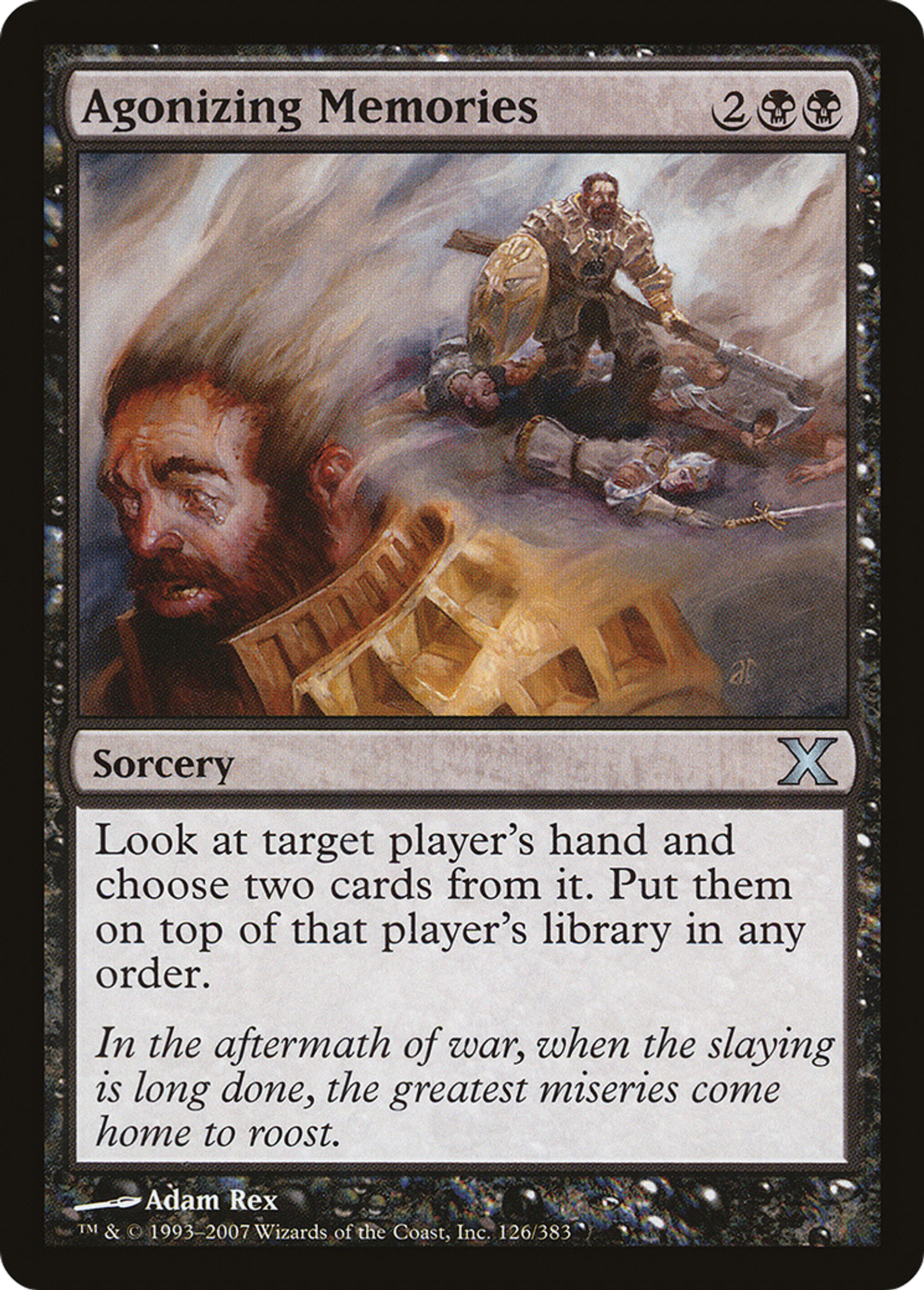 Agonizing Memories — Tenth Edition — Magic: The Gathering