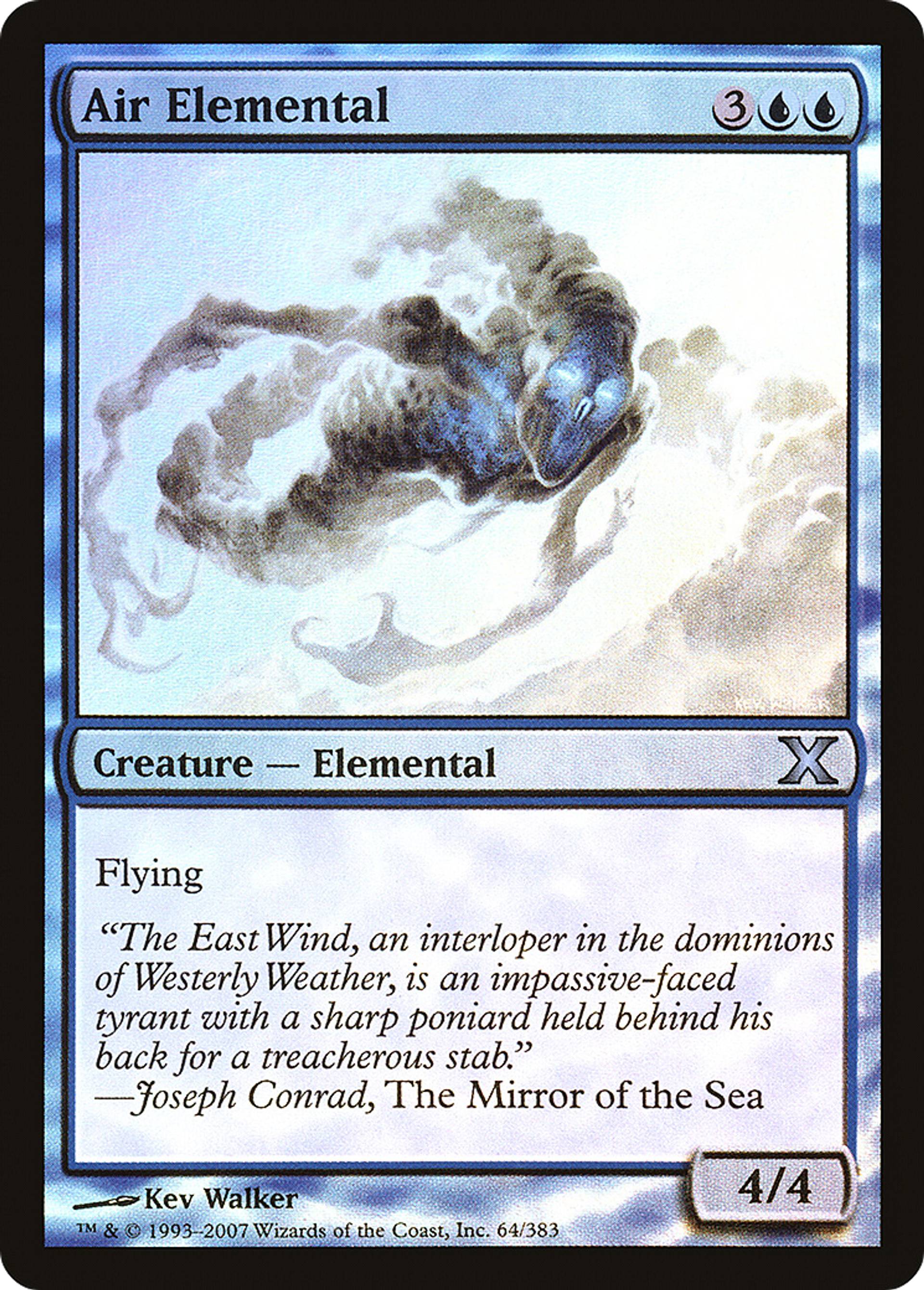 Air Elemental — Tenth Edition — Magic: The Gathering