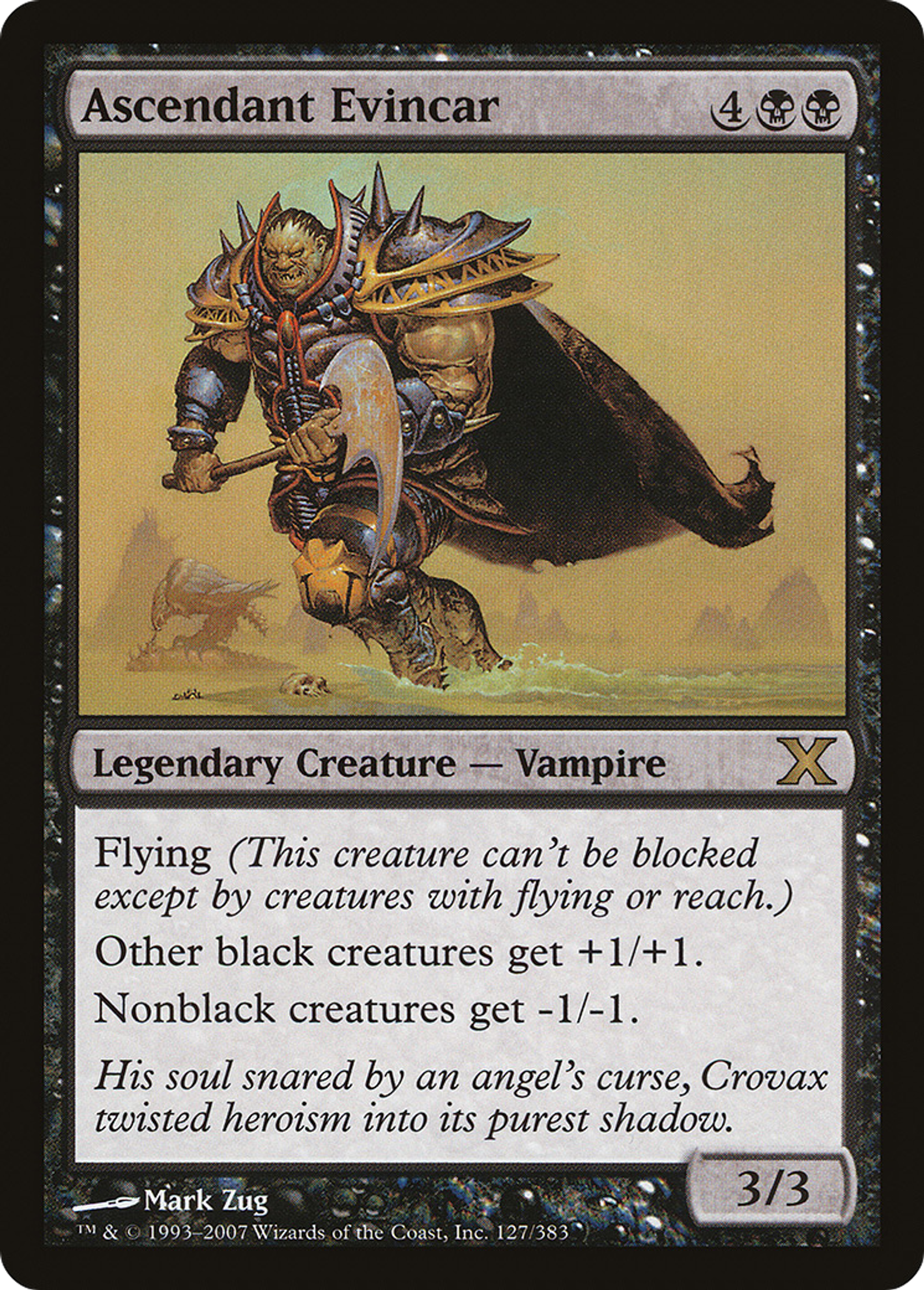 Ascendant Evincar — Tenth Edition — Magic: The Gathering
