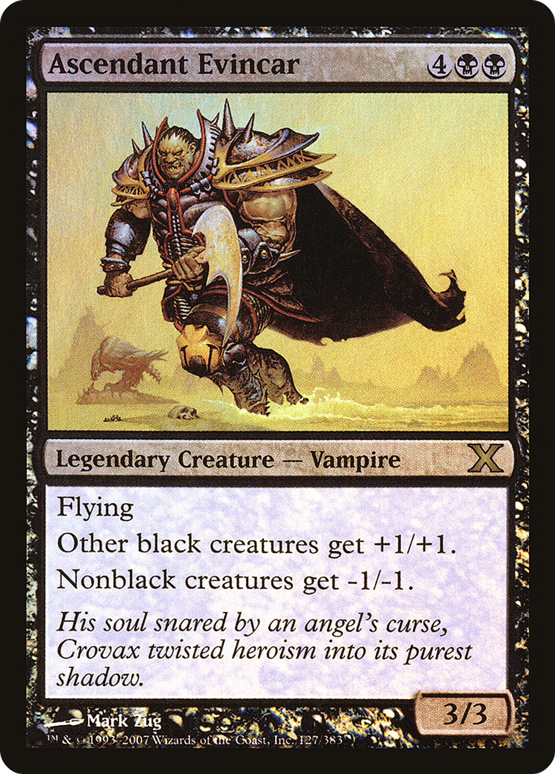 Ascendant Evincar — Tenth Edition — Magic: The Gathering