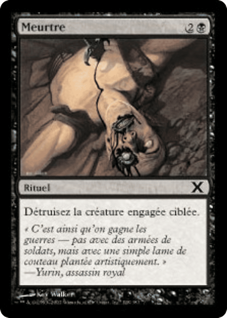 Meurtre — Tenth Edition — Magic: The Gathering