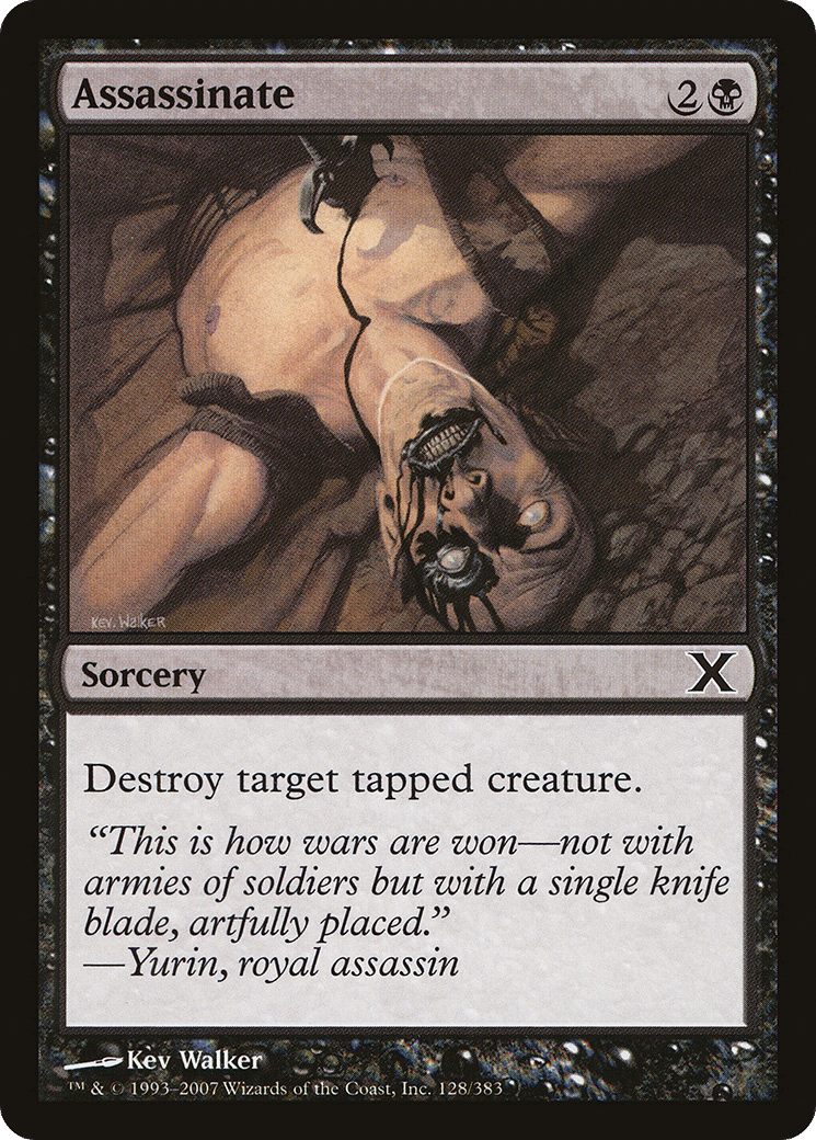 Assassinate — Tenth Edition — Magic: The Gathering