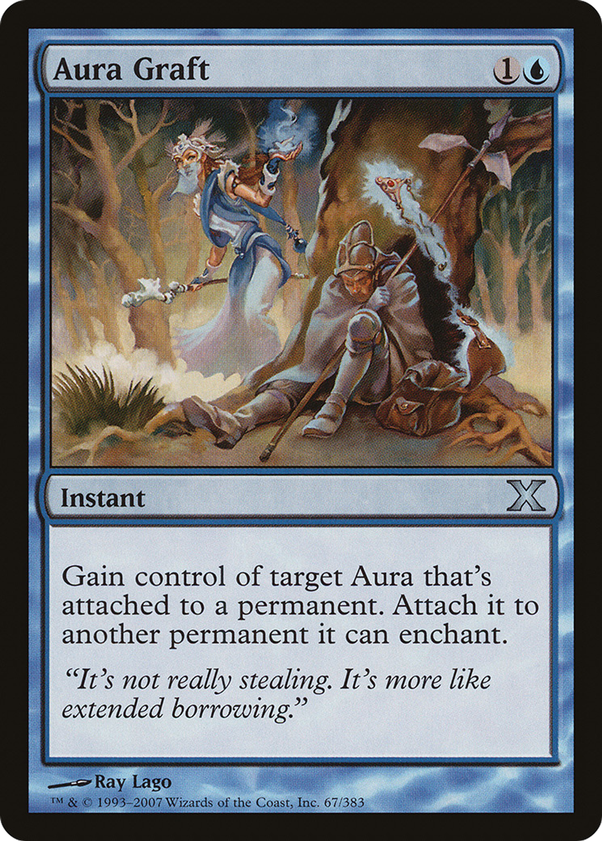 Aura Graft — Tenth Edition — Magic: The Gathering