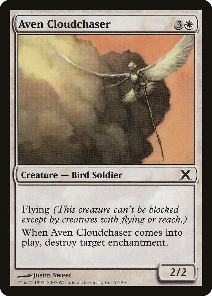 Aven Cloudchaser — Tenth Edition — Magic: The Gathering
