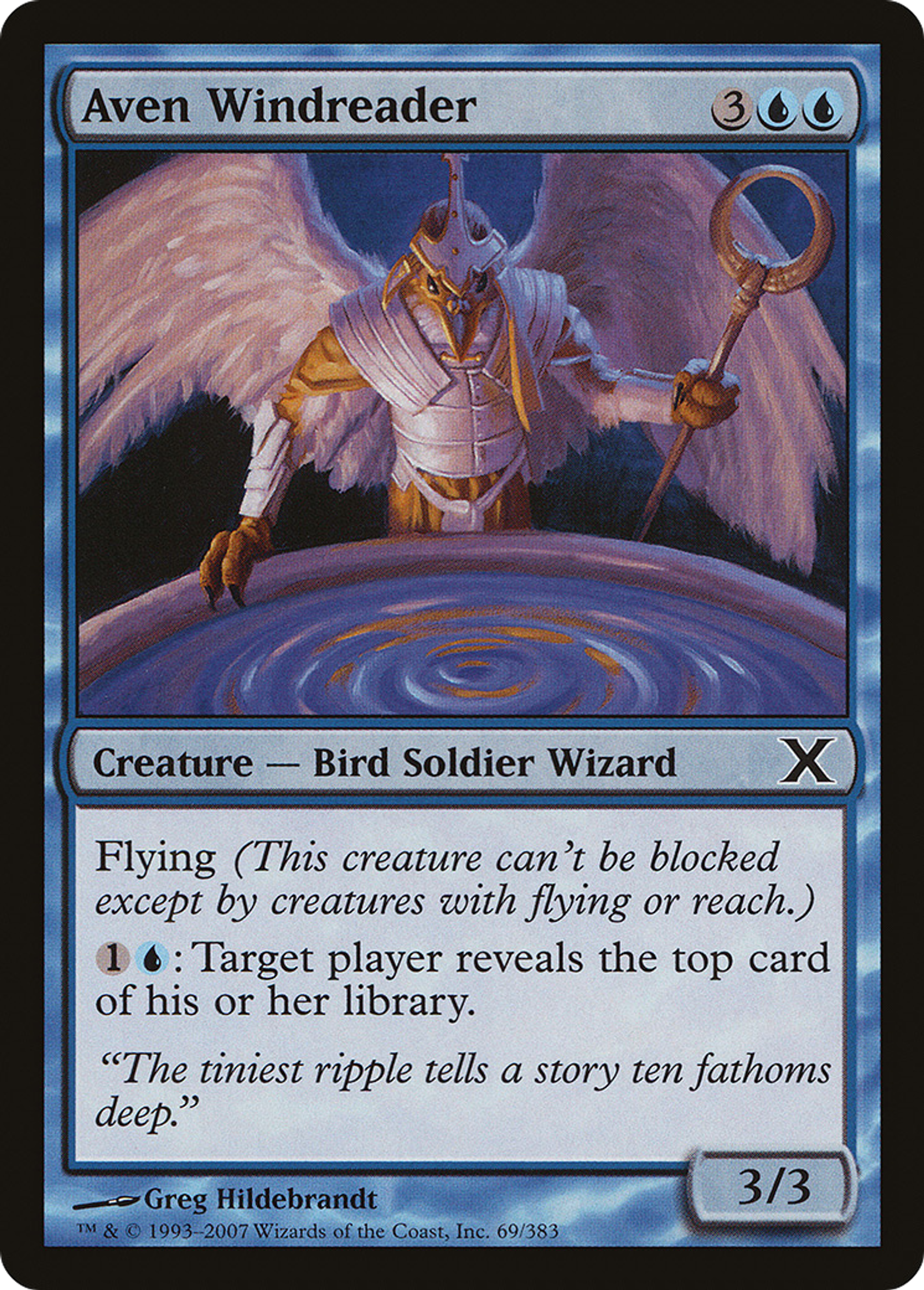 Aven Windreader — Tenth Edition — Magic: The Gathering