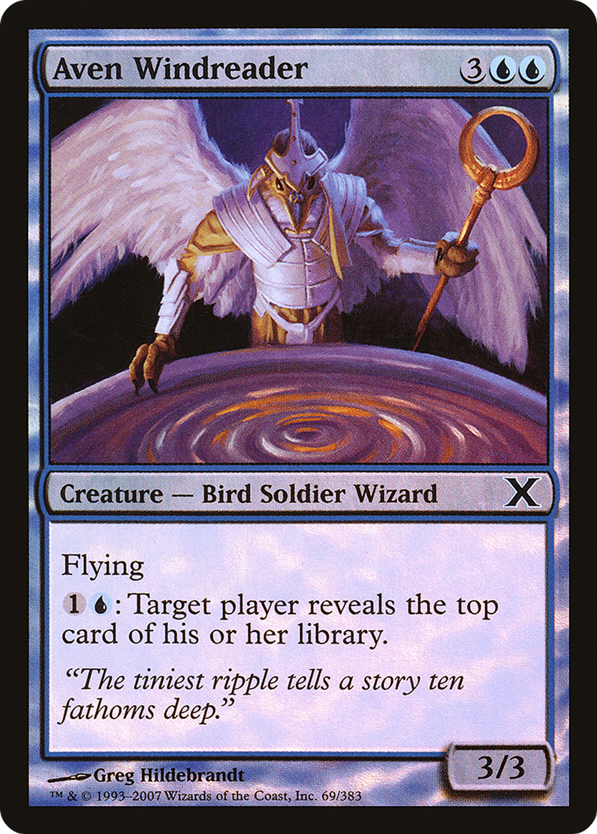 Aven Windreader — Tenth Edition — Magic: The Gathering
