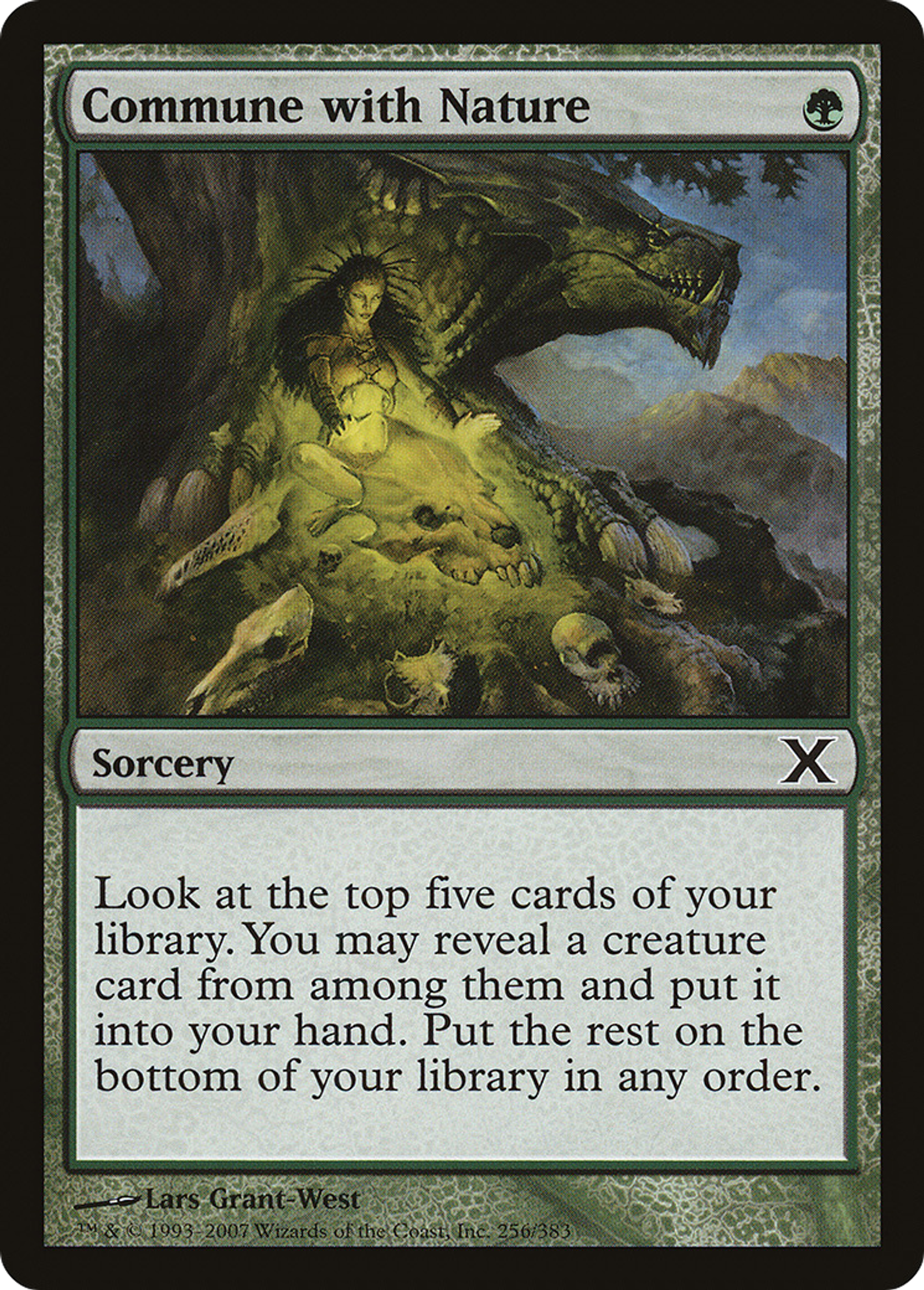 Commune with Nature — Tenth Edition — Magic: The Gathering