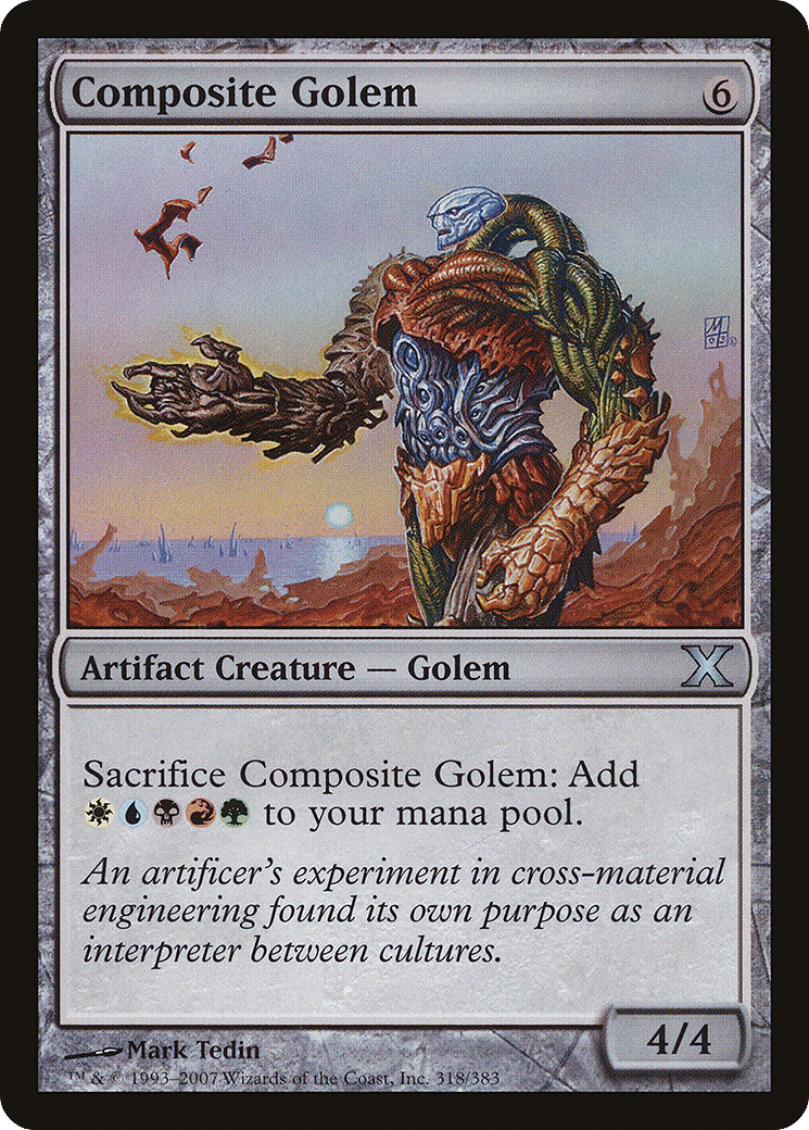 Composite Golem — Tenth Edition — Magic: The Gathering