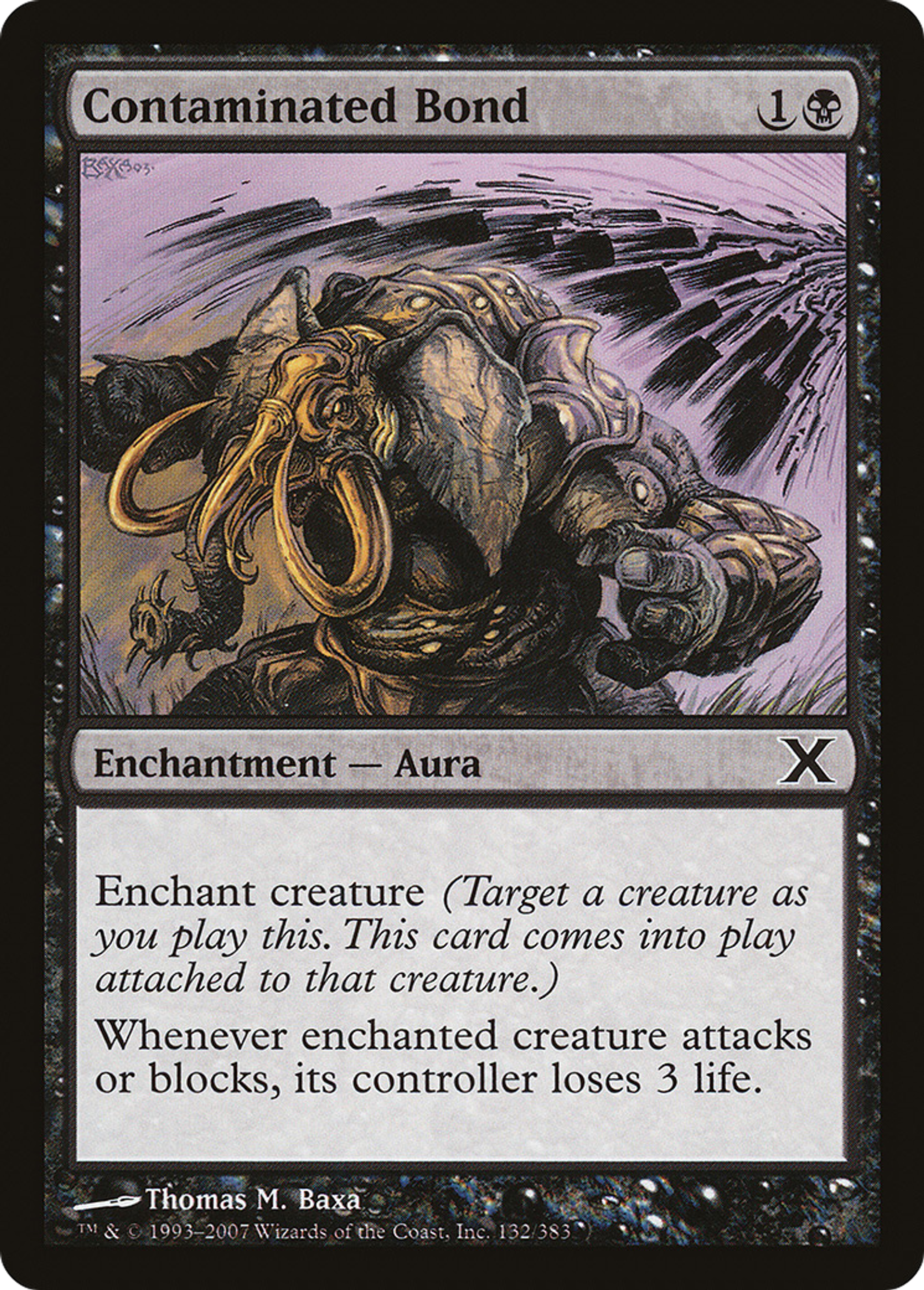 Contaminated Bond — Tenth Edition — Magic: The Gathering