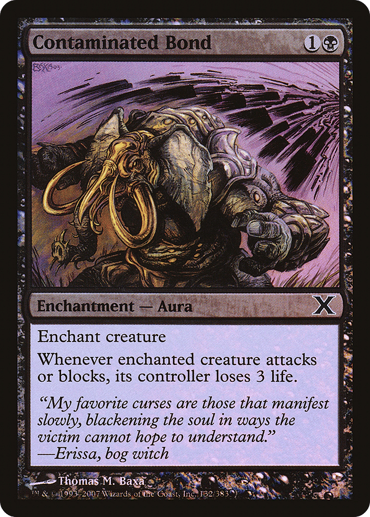 Contaminated Bond — Tenth Edition — Magic: The Gathering