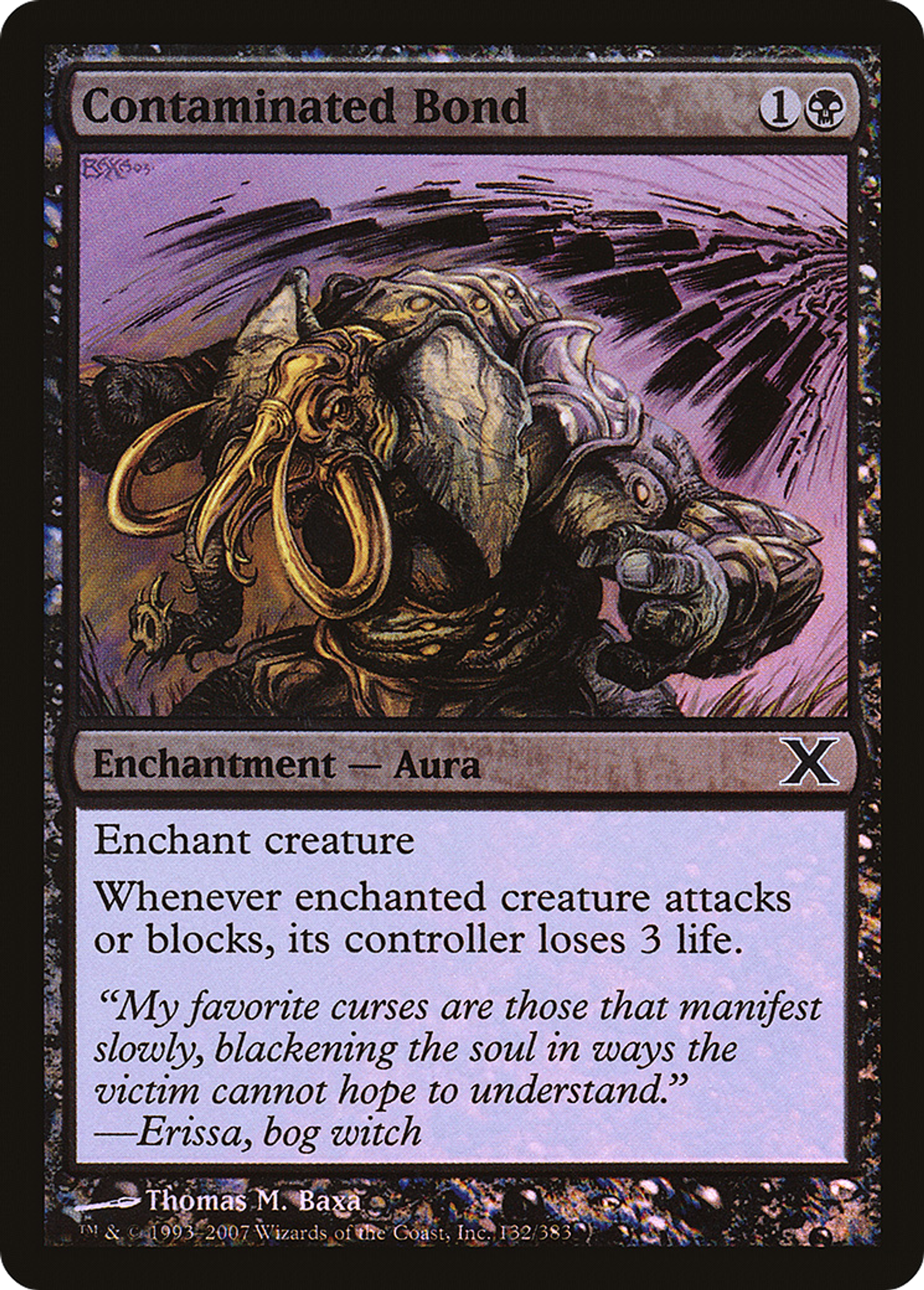 Contaminated Bond — Tenth Edition — Magic: The Gathering
