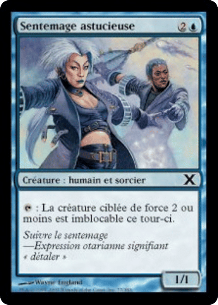 Sentemage astucieuse — Tenth Edition — Magic: The Gathering