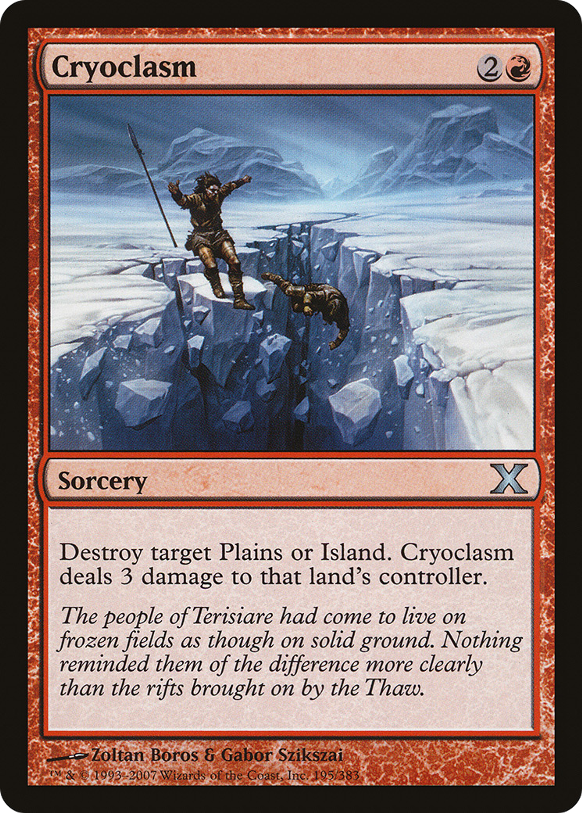 Cryoclasm — Tenth Edition — Magic: The Gathering