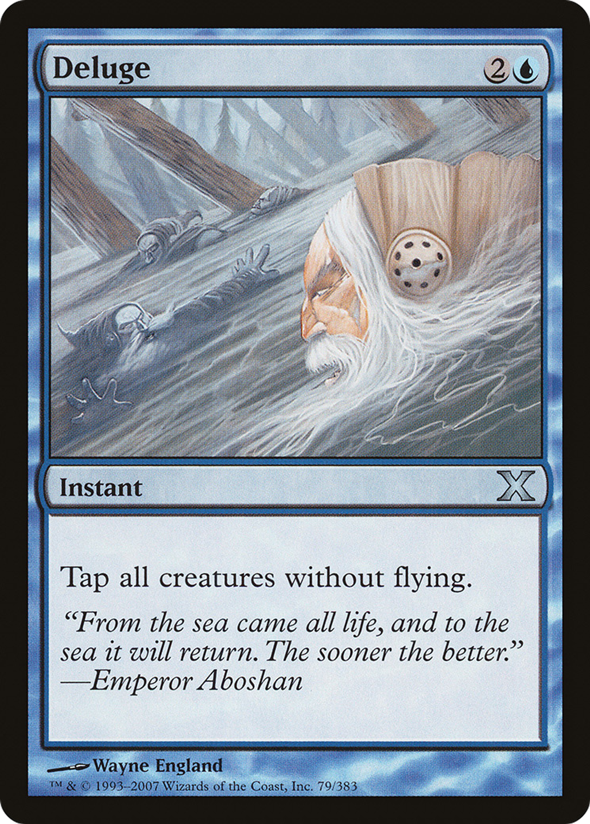 Deluge — Tenth Edition — Magic: The Gathering
