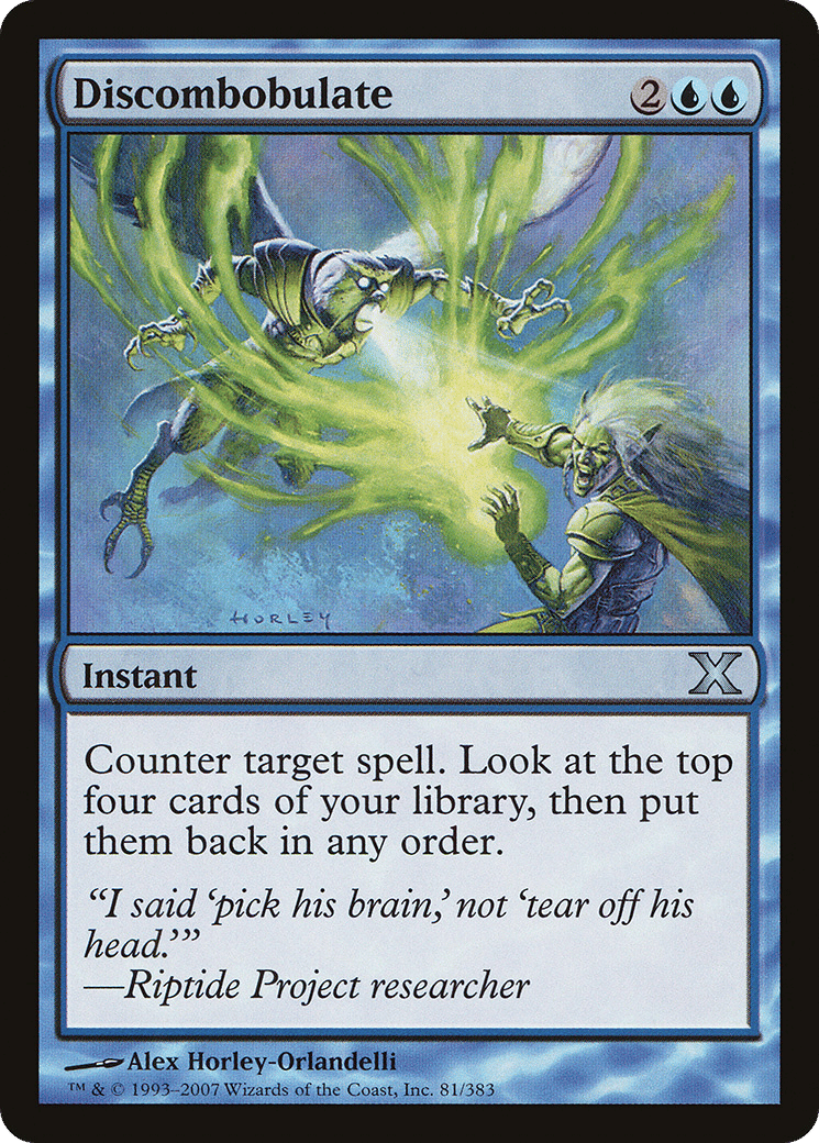 Discombobulate — Tenth Edition — Magic: The Gathering