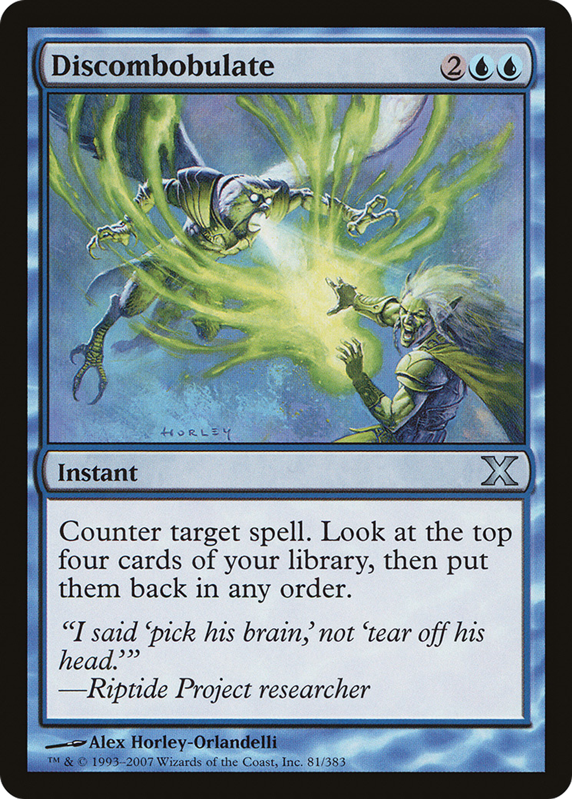Discombobulate — Tenth Edition — Magic: The Gathering