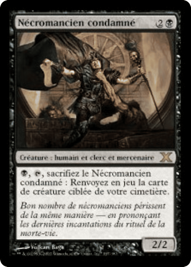 Nécromancien condamné — Tenth Edition — Magic: The Gathering