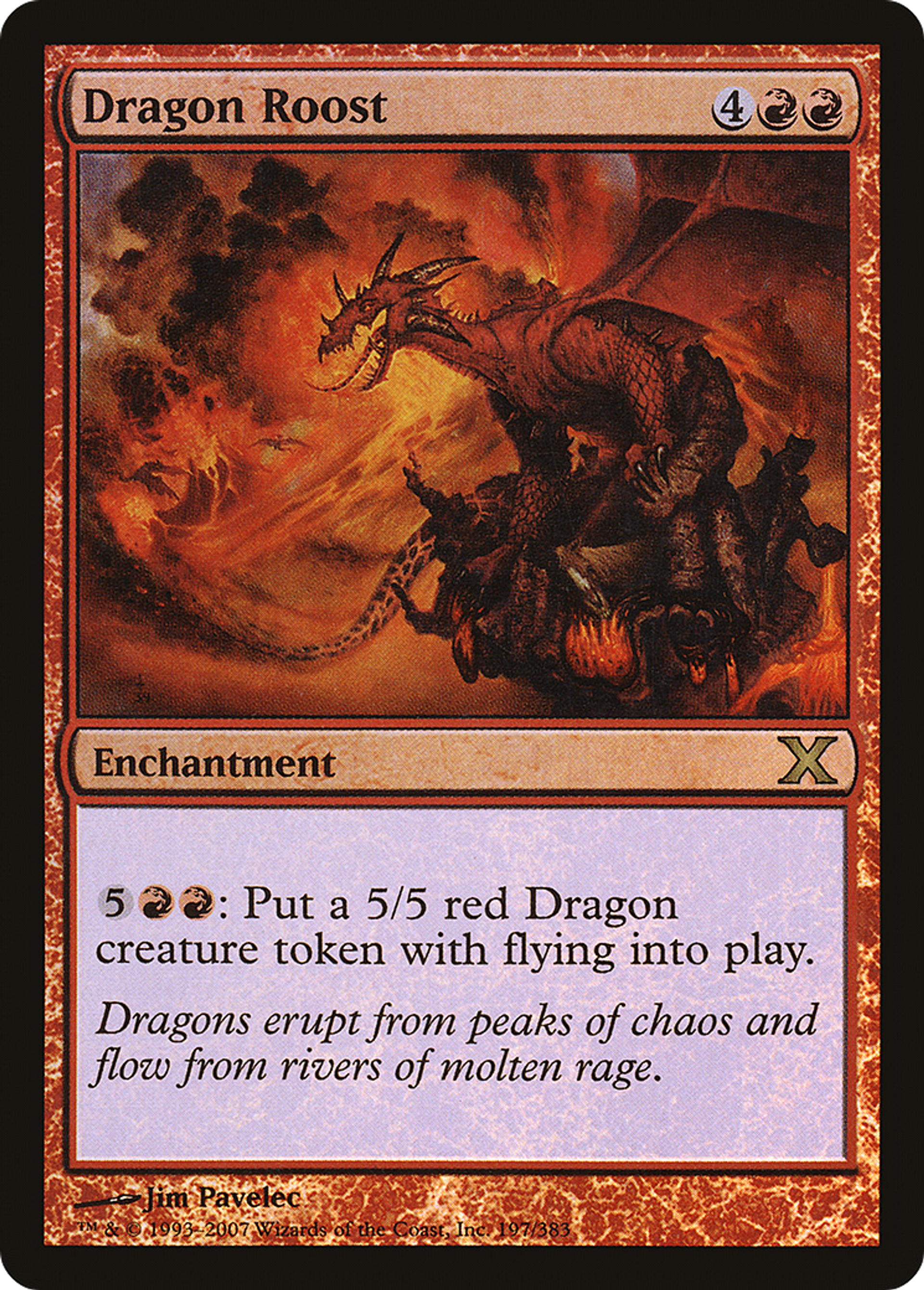 Dragon Roost — Tenth Edition — Magic: The Gathering