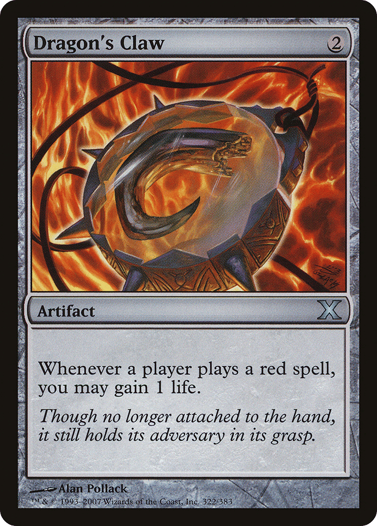 Dragon's Claw — Tenth Edition — Magic: The Gathering