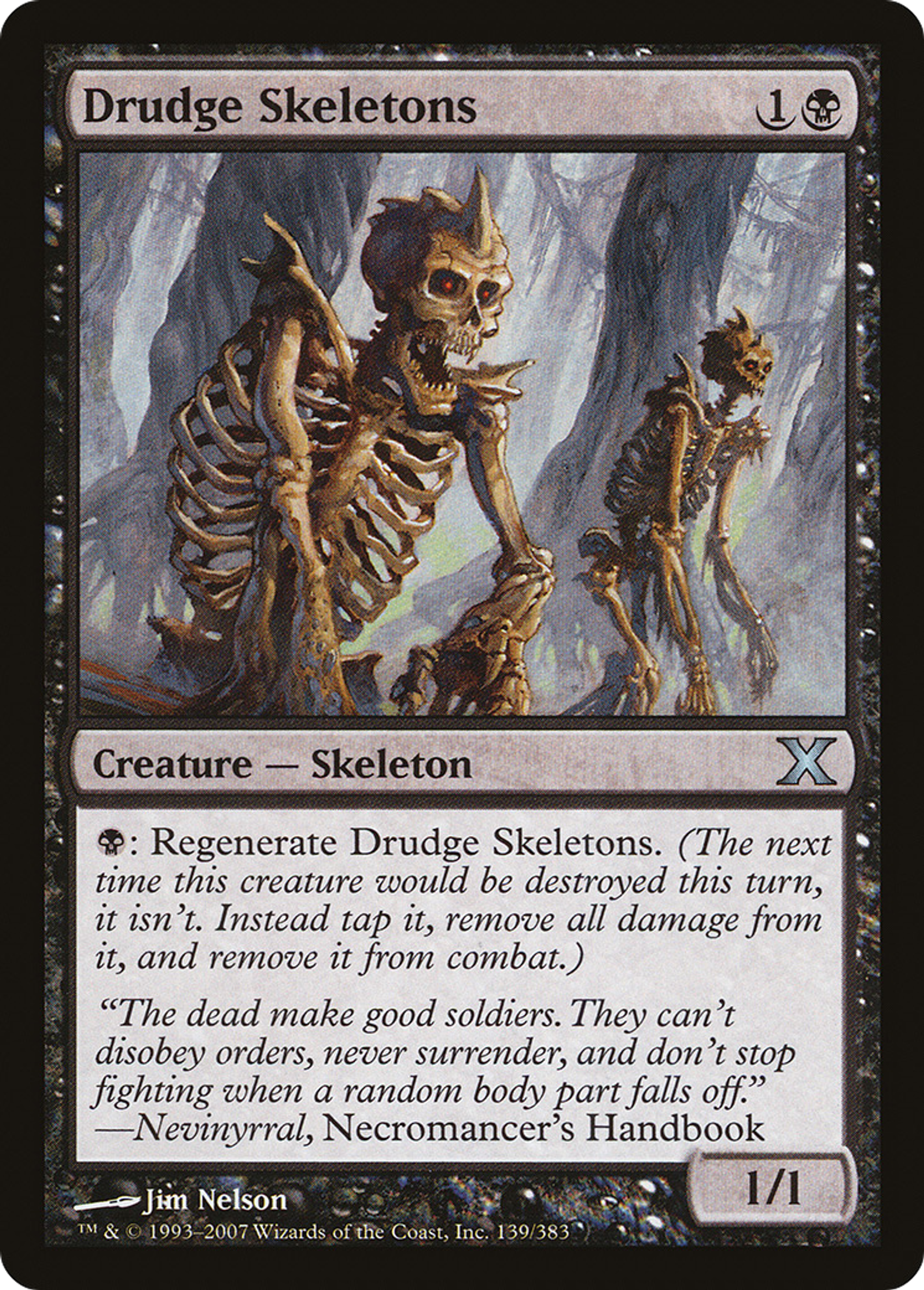Drudge Skeletons — Tenth Edition — Magic: The Gathering