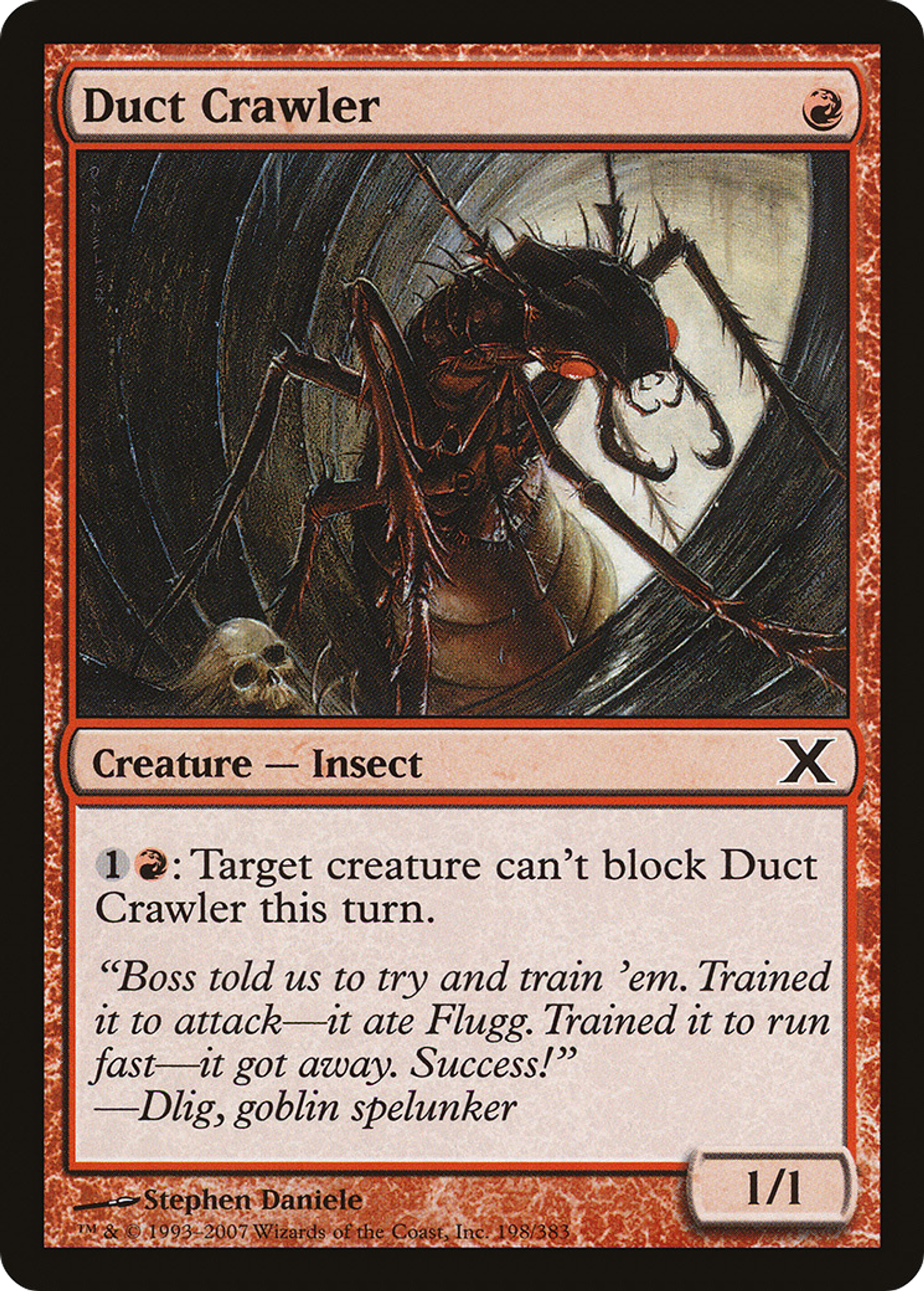 Duct Crawler — Tenth Edition — Magic: The Gathering