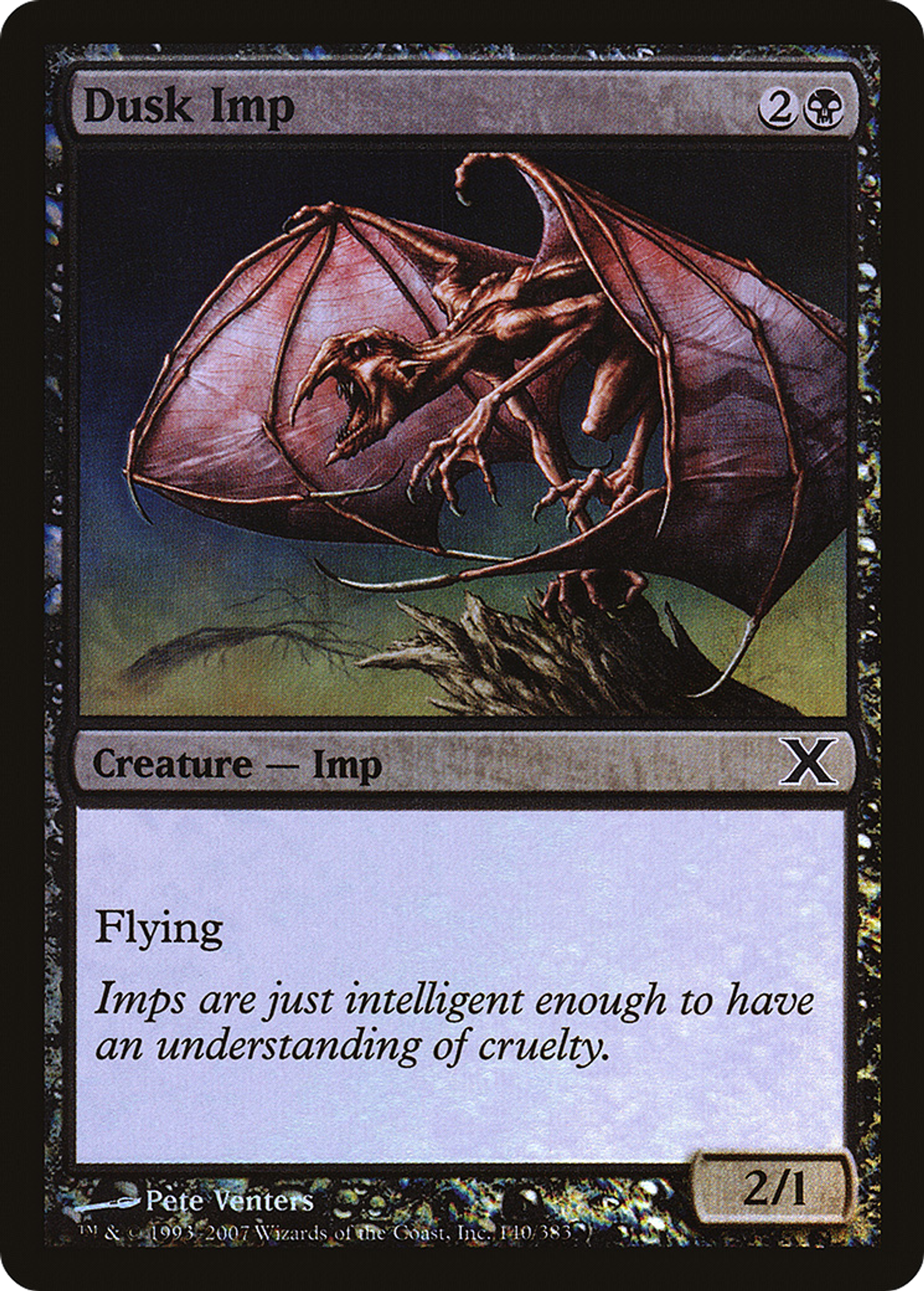 Dusk Imp — Tenth Edition — Magic: The Gathering