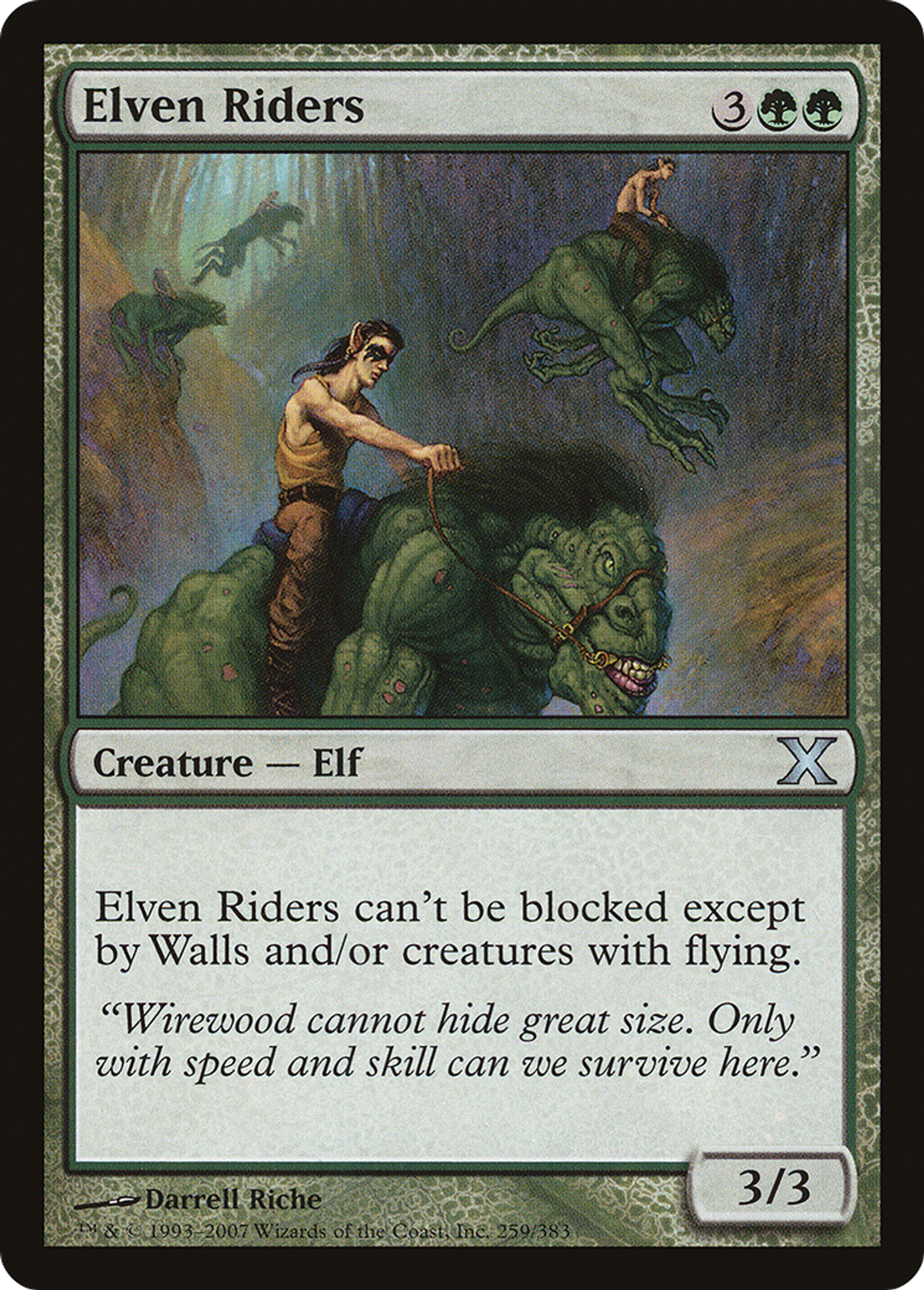 Elven Riders — Tenth Edition — Magic: The Gathering