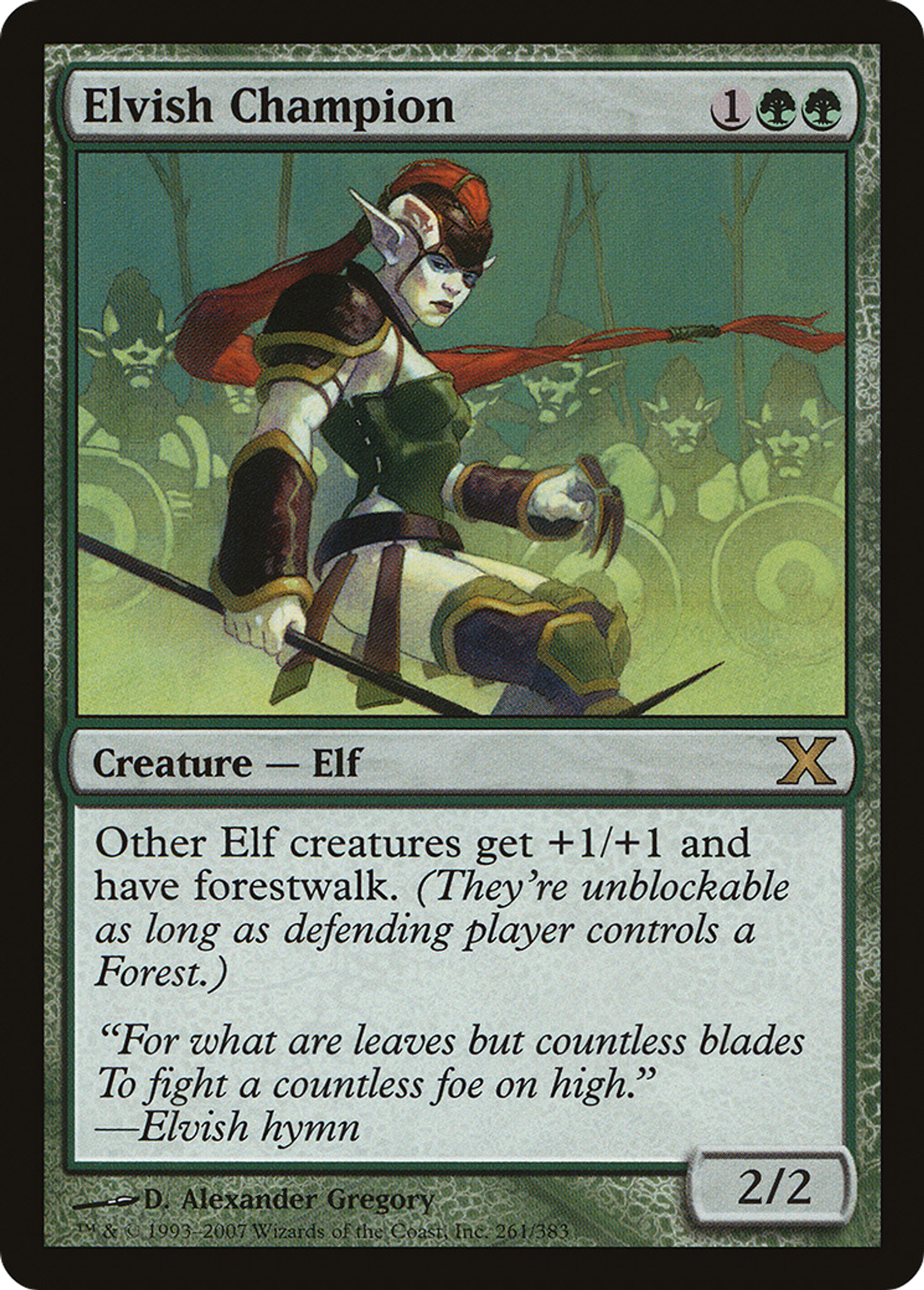 Elvish Champion — Tenth Edition — Magic: The Gathering