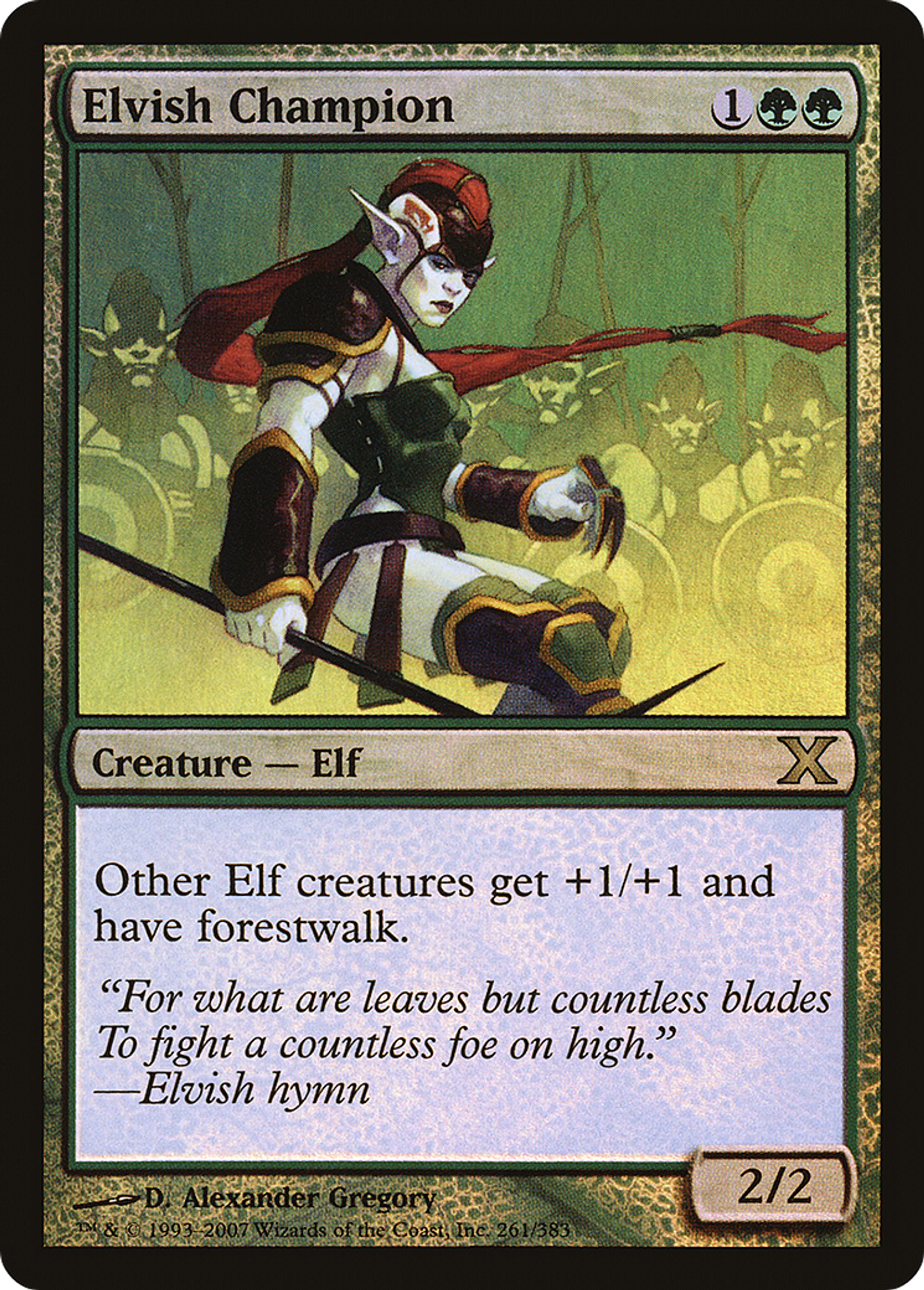 Elvish Champion — Tenth Edition — Magic: The Gathering