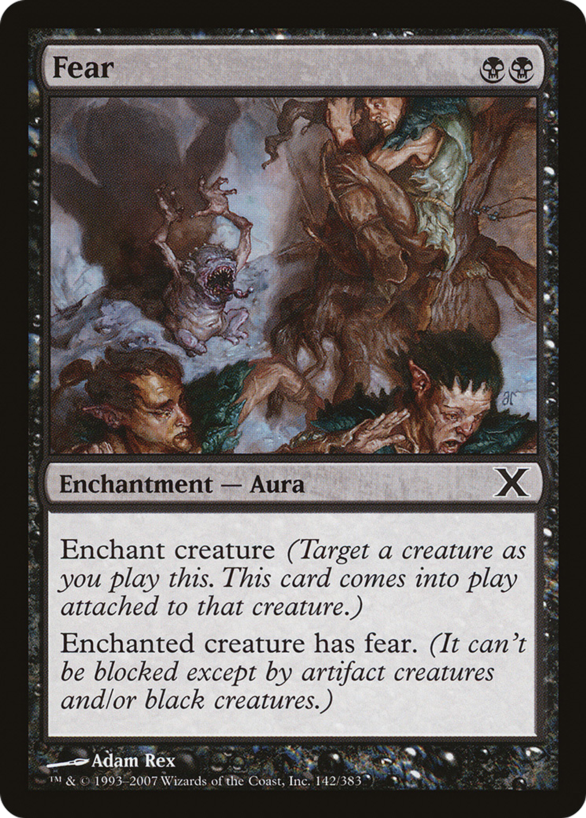 Fear — Tenth Edition — Magic: The Gathering