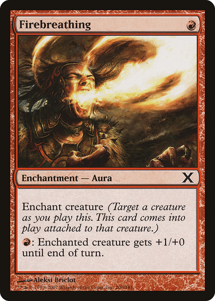 Firebreathing — Tenth Edition — Magic: The Gathering