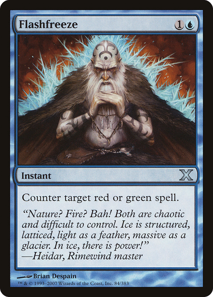 Flashfreeze — Tenth Edition — Magic: The Gathering