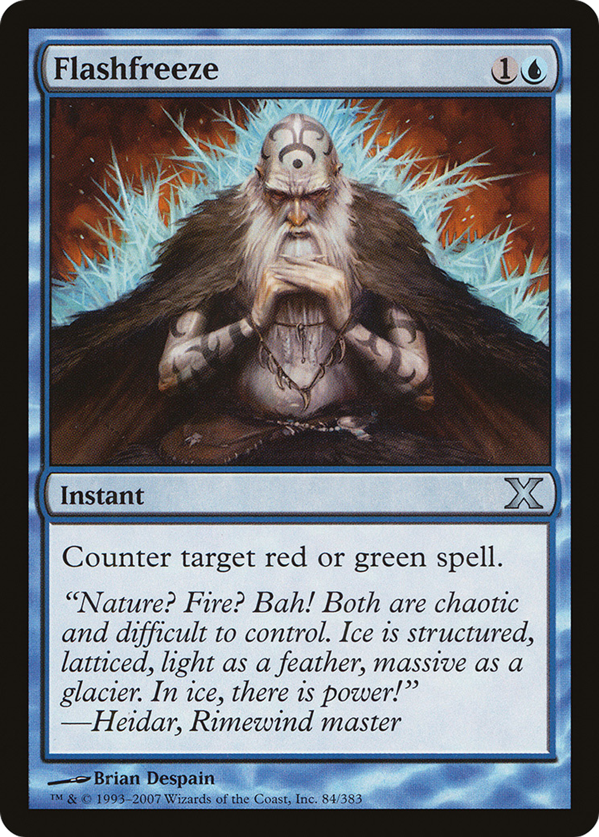 Flashfreeze — Tenth Edition — Magic: The Gathering