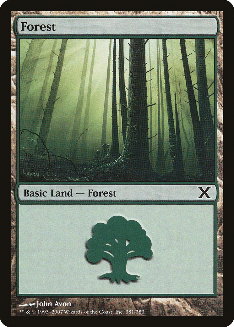 Forêt — Tenth Edition — Magic: The Gathering