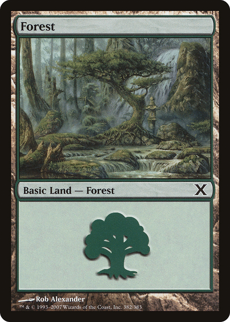 Forêt — Tenth Edition — Magic: The Gathering