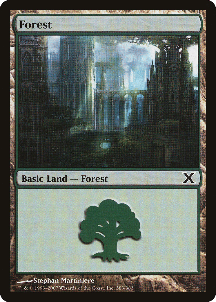 Forêt — Tenth Edition — Magic: The Gathering