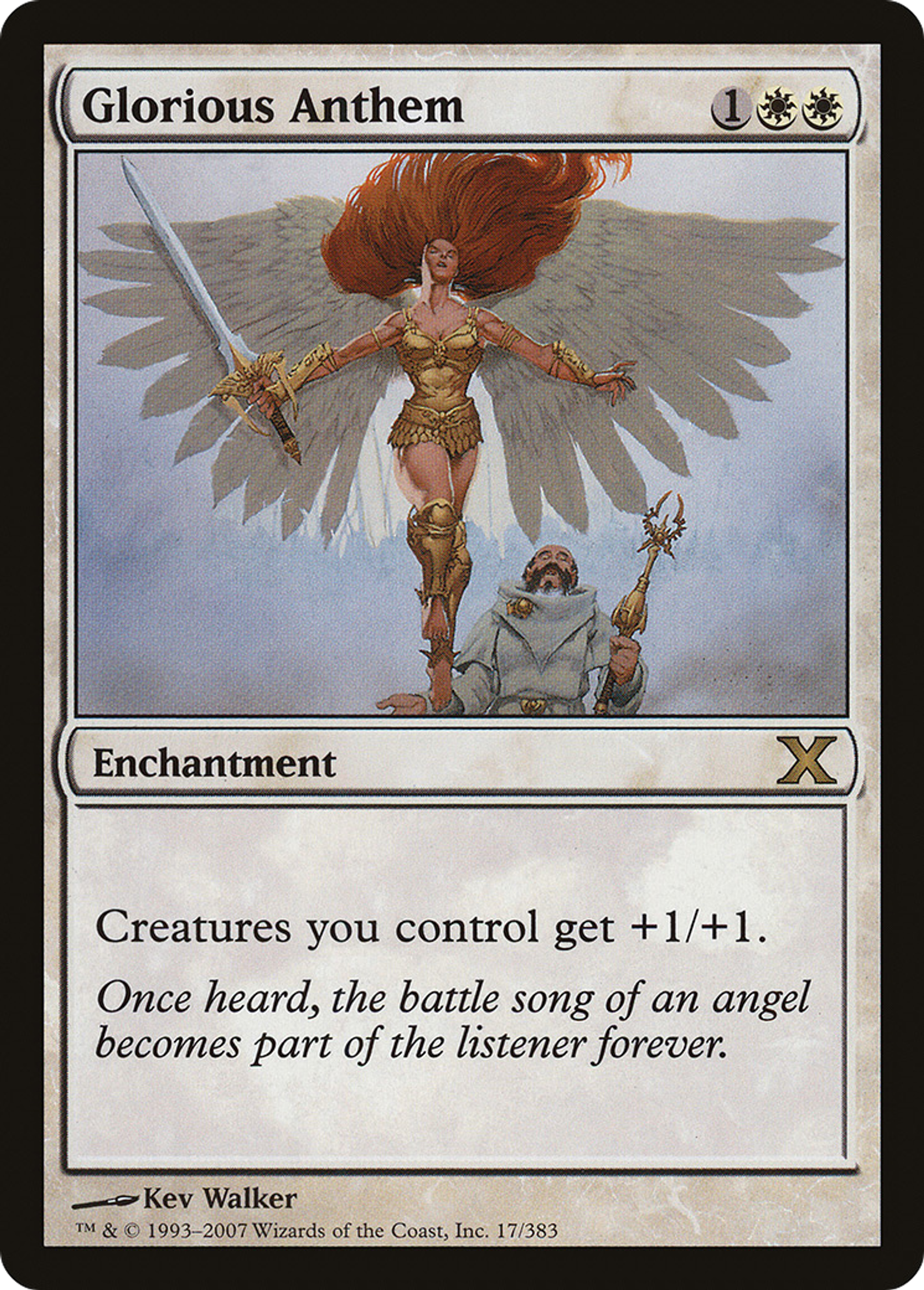 Glorious Anthem — Tenth Edition — Magic: The Gathering