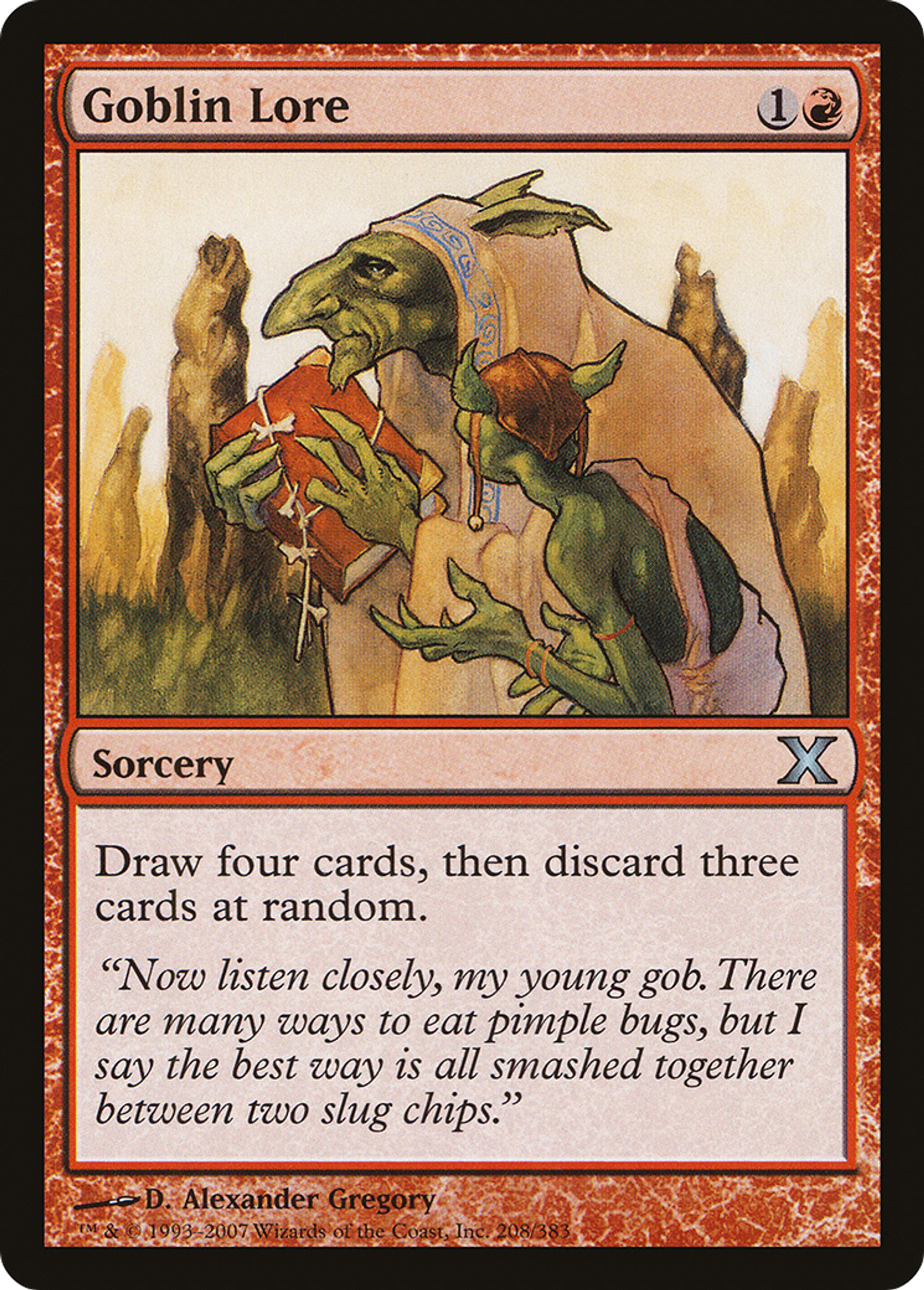 Goblin Lore — Tenth Edition — Magic: The Gathering