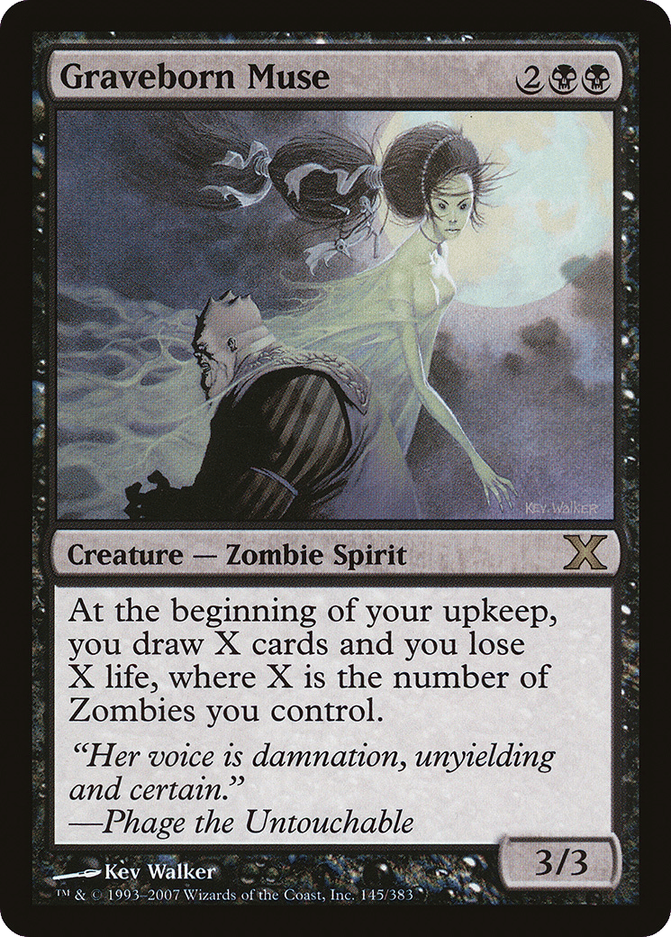 Graveborn Muse — Tenth Edition — Magic: The Gathering
