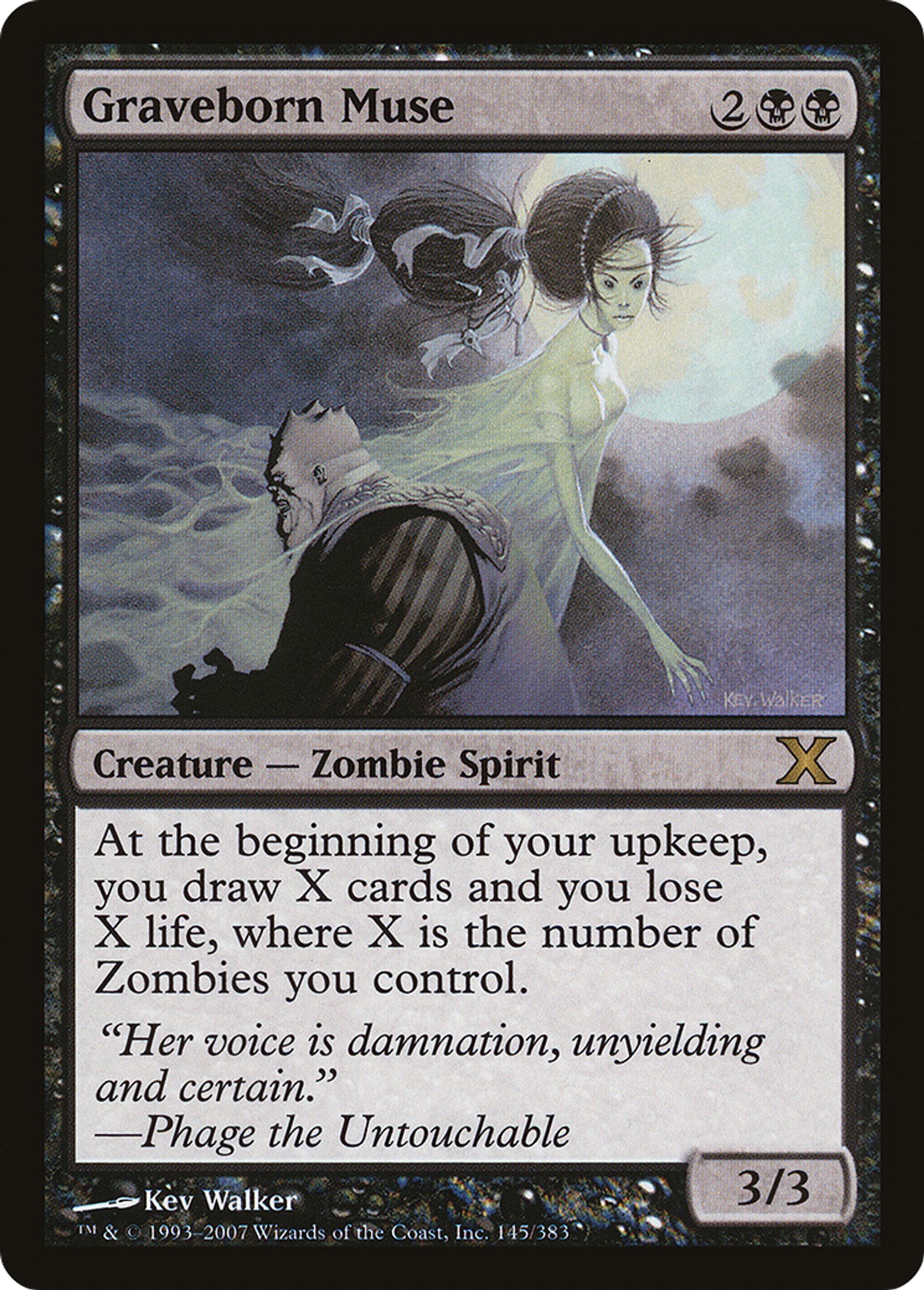Graveborn Muse — Tenth Edition — Magic: The Gathering