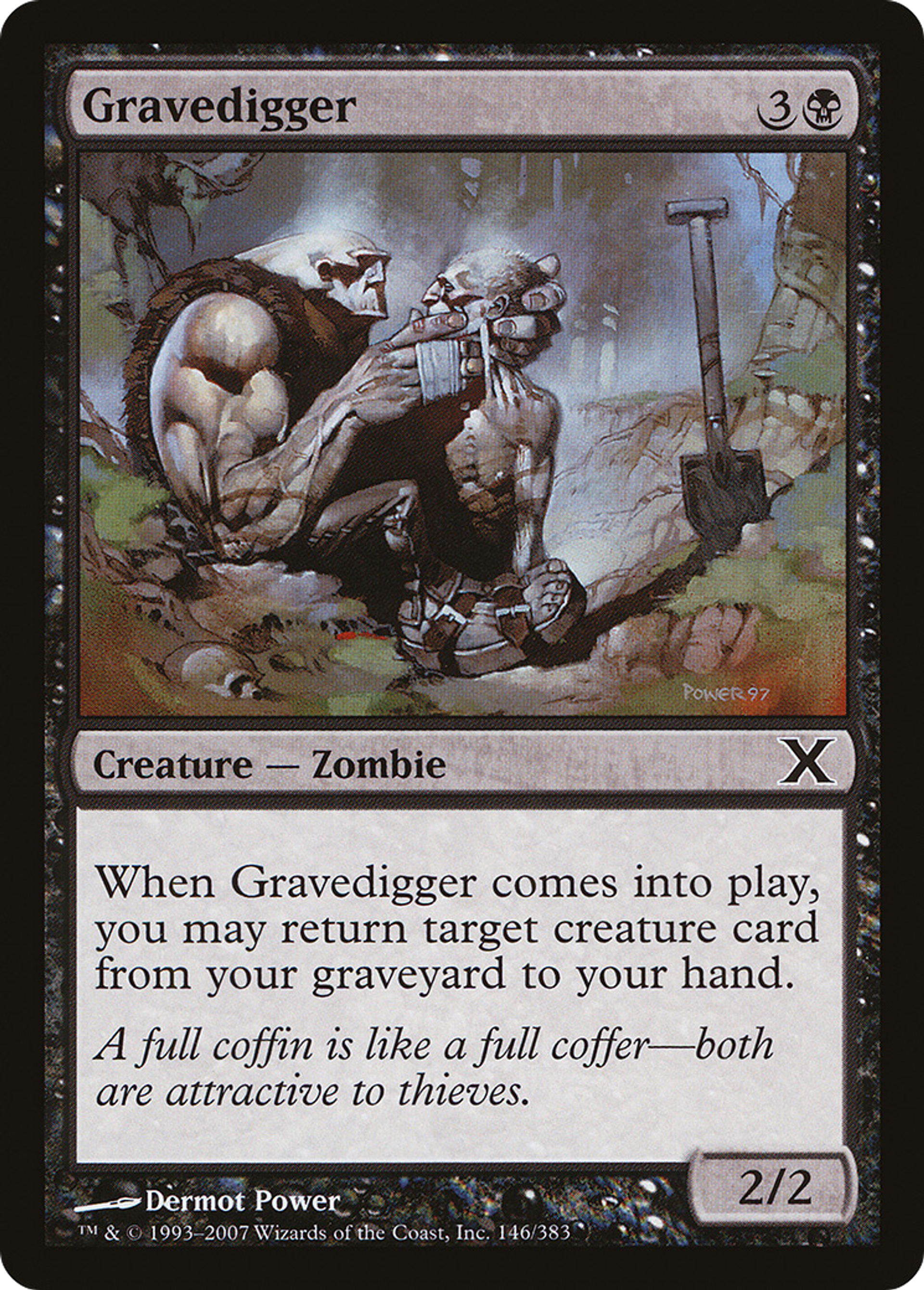 Gravedigger — Tenth Edition — Magic: The Gathering