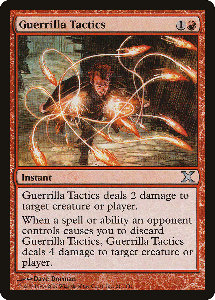 Guerrilla Tactics — Tenth Edition — Magic: The Gathering
