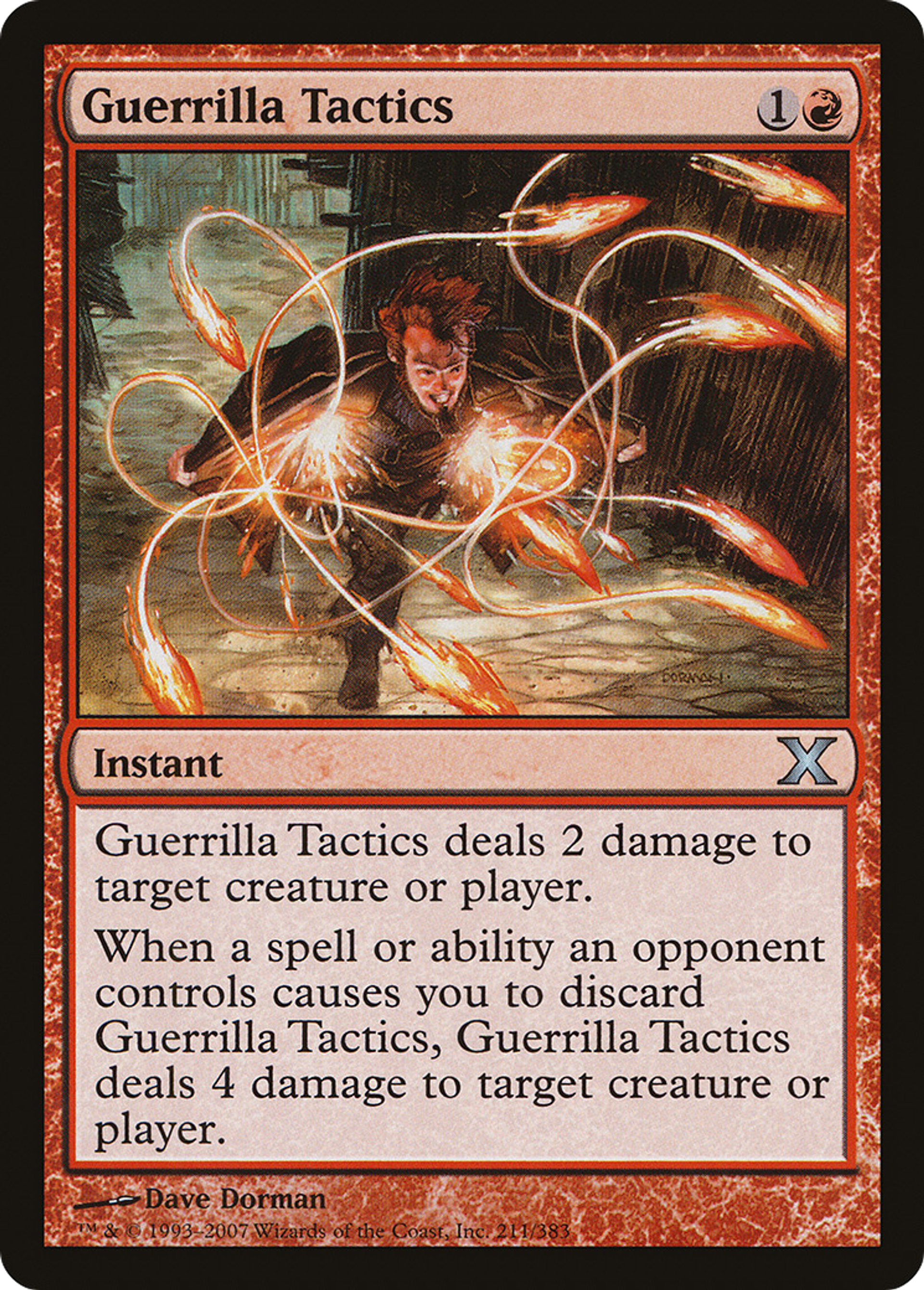 Guerrilla Tactics — Tenth Edition — Magic: The Gathering
