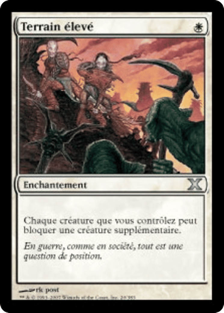 Terrain élevé — Tenth Edition — Magic: The Gathering