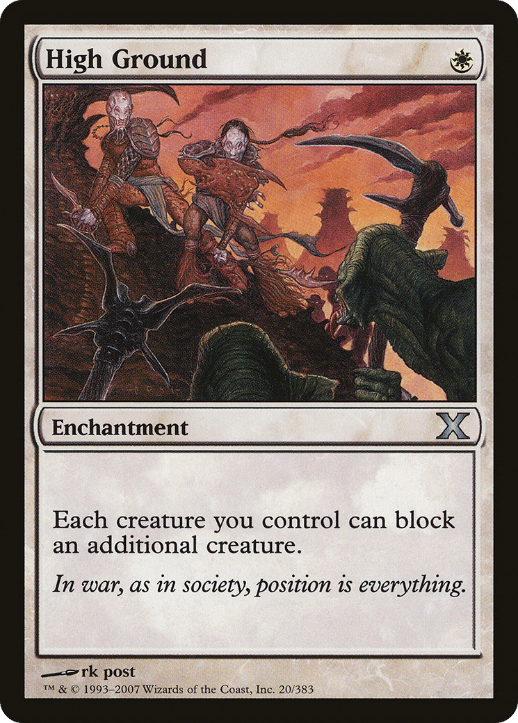 High Ground — Tenth Edition — Magic: The Gathering