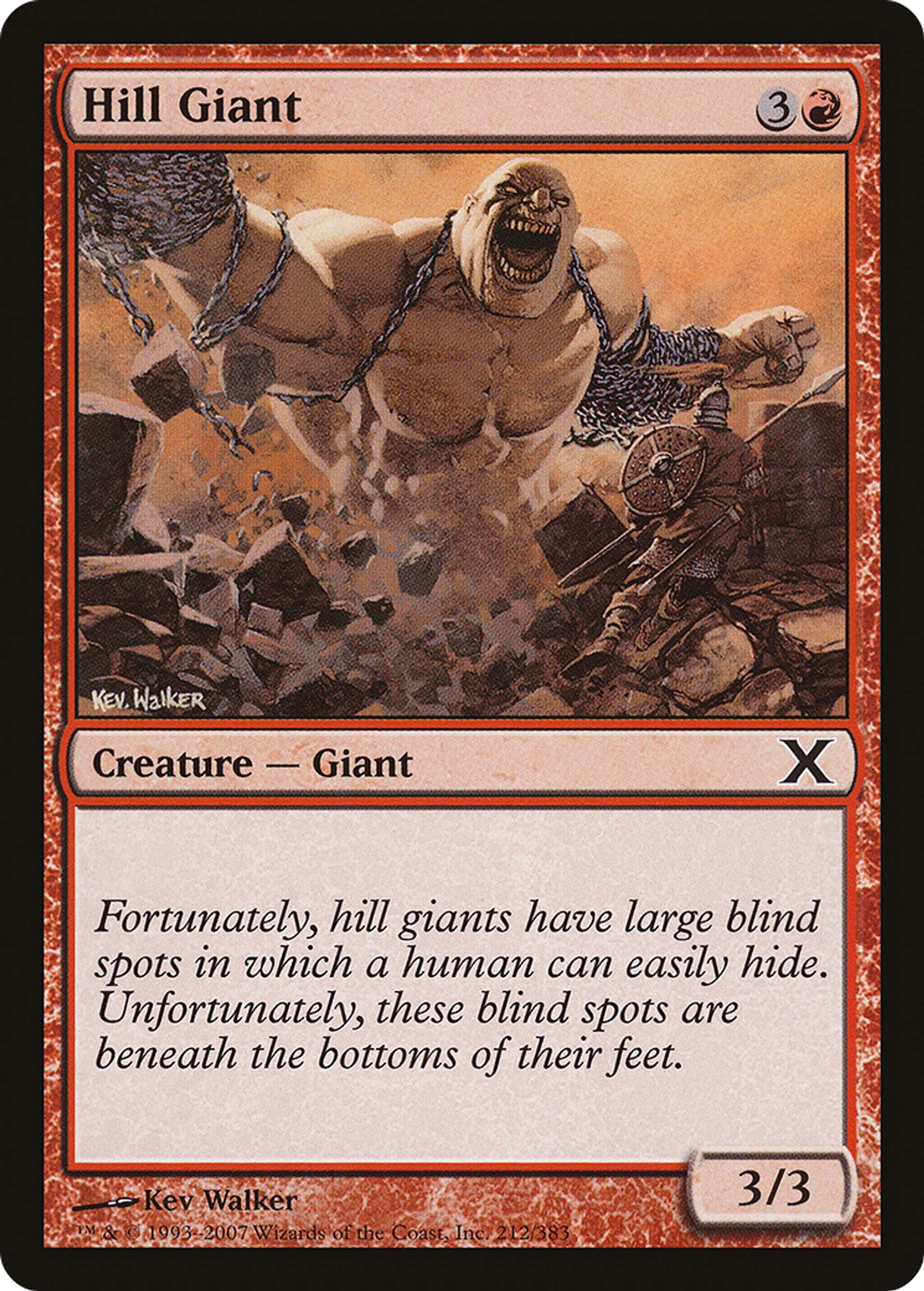 Hill Giant — Tenth Edition — Magic: The Gathering