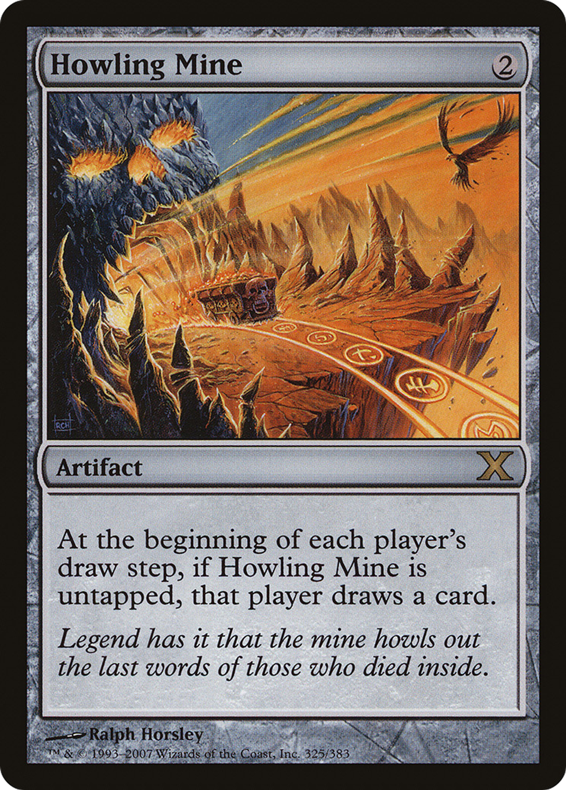 Howling Mine — Tenth Edition — Magic: The Gathering