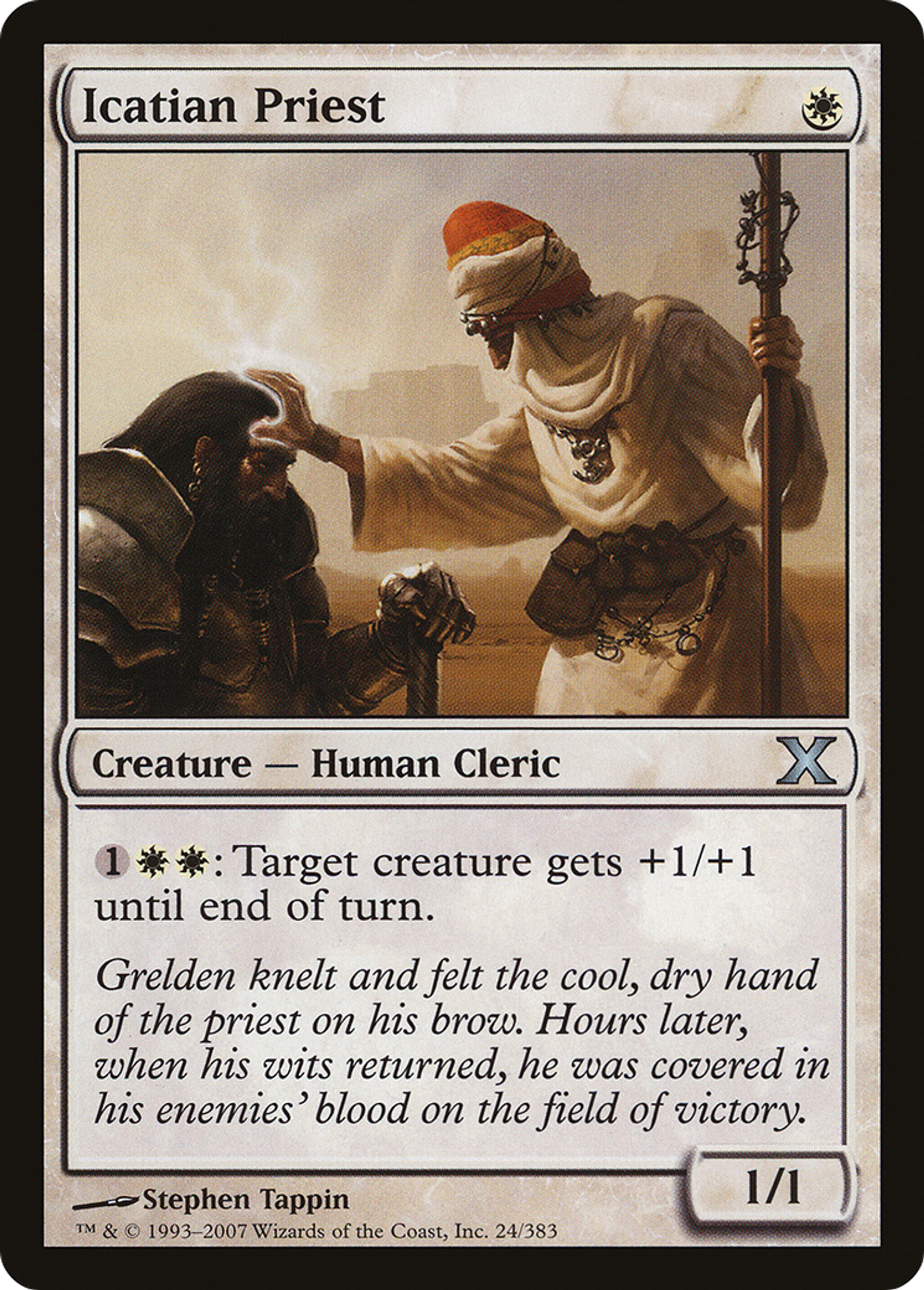 Icatian Priest — Tenth Edition — Magic: The Gathering