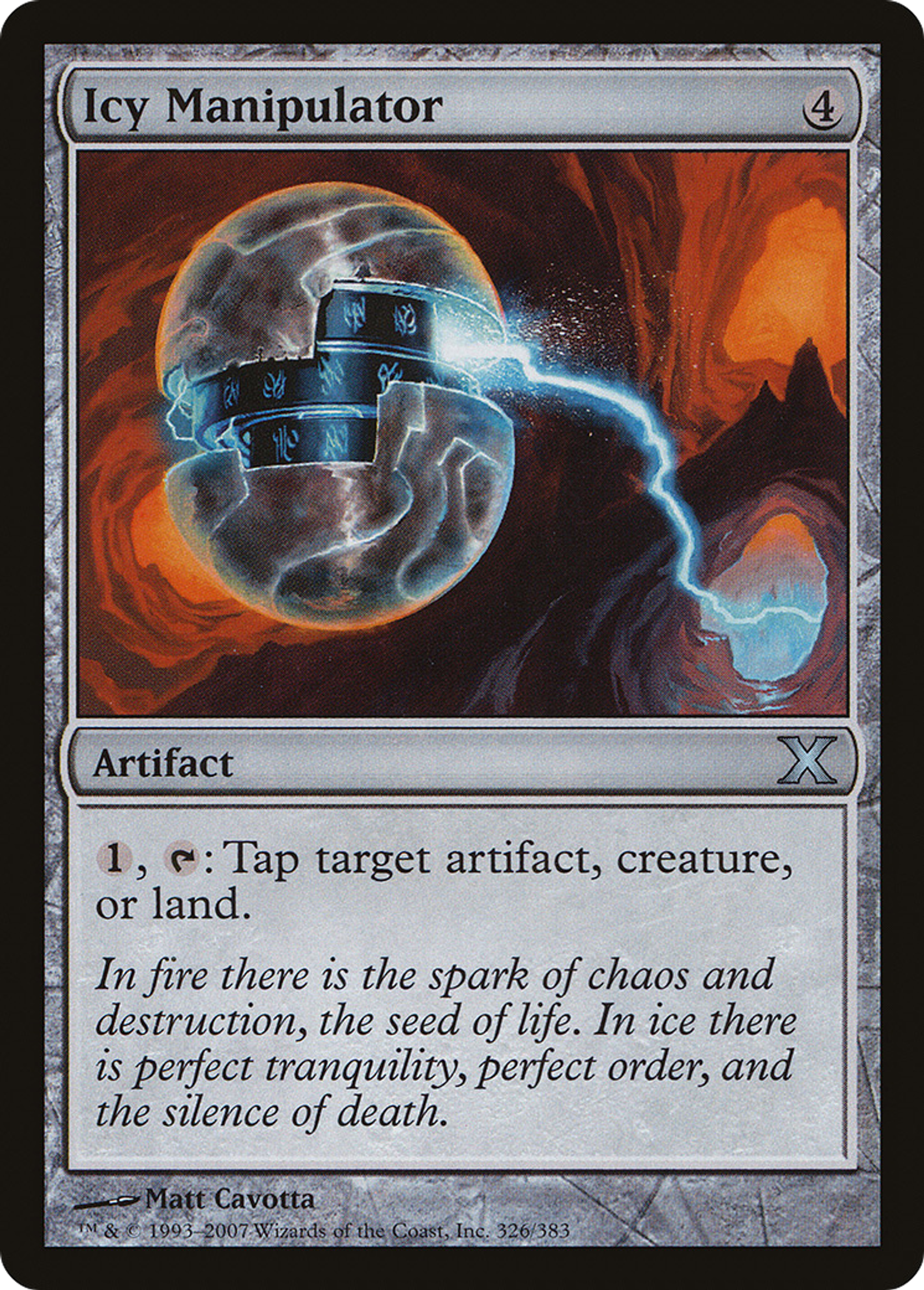 Icy Manipulator — Tenth Edition — Magic: The Gathering