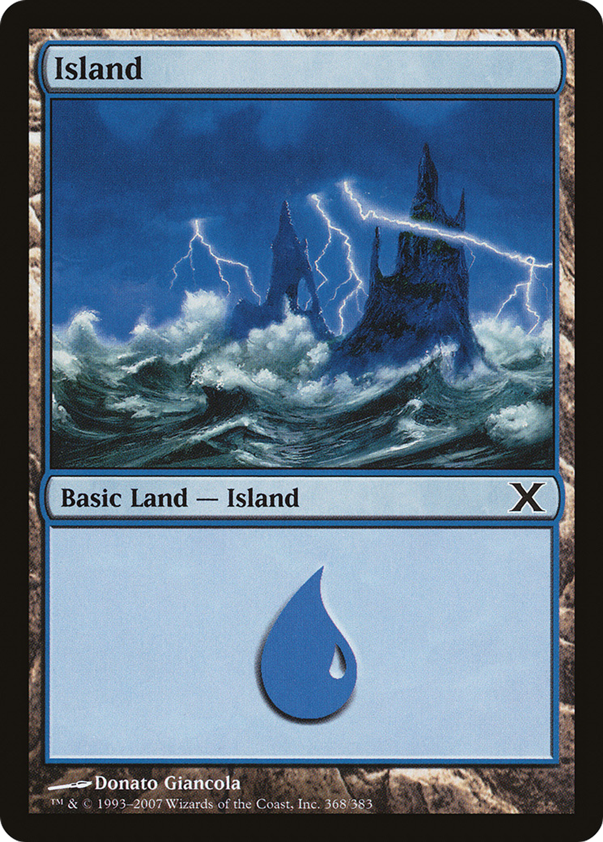Island — Tenth Edition — Magic: The Gathering